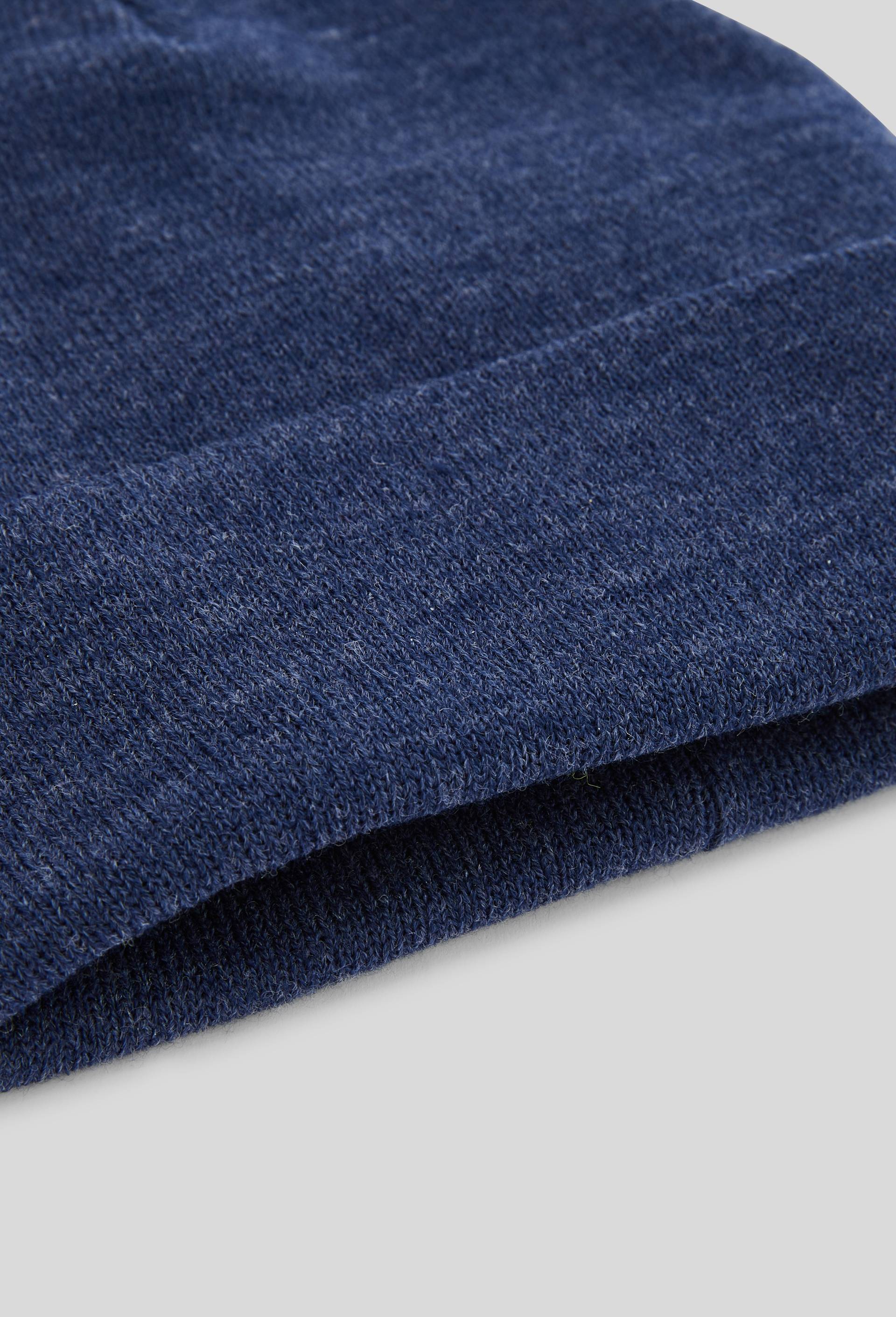 Bonnet à revers, BLEU, large image number 1