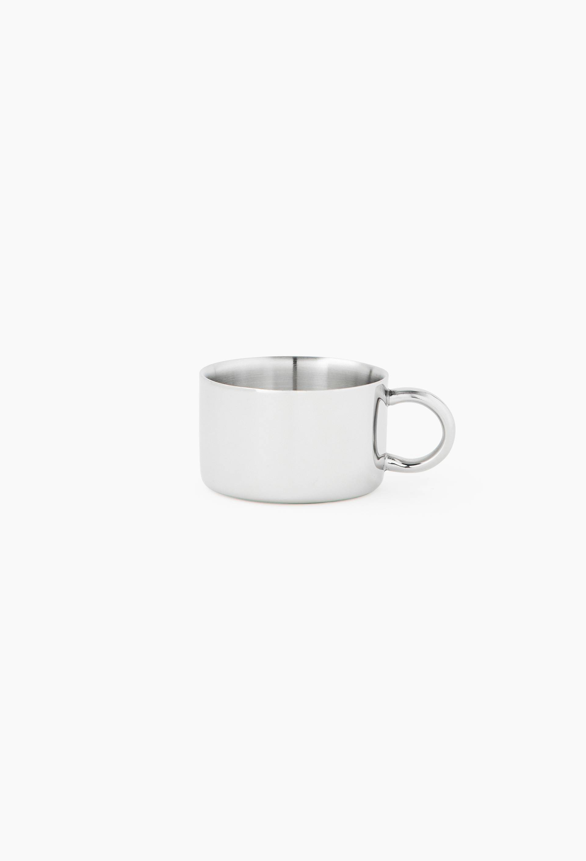 Tasse, 16cl, en acier inoxydable ARGENT MONOPRIX