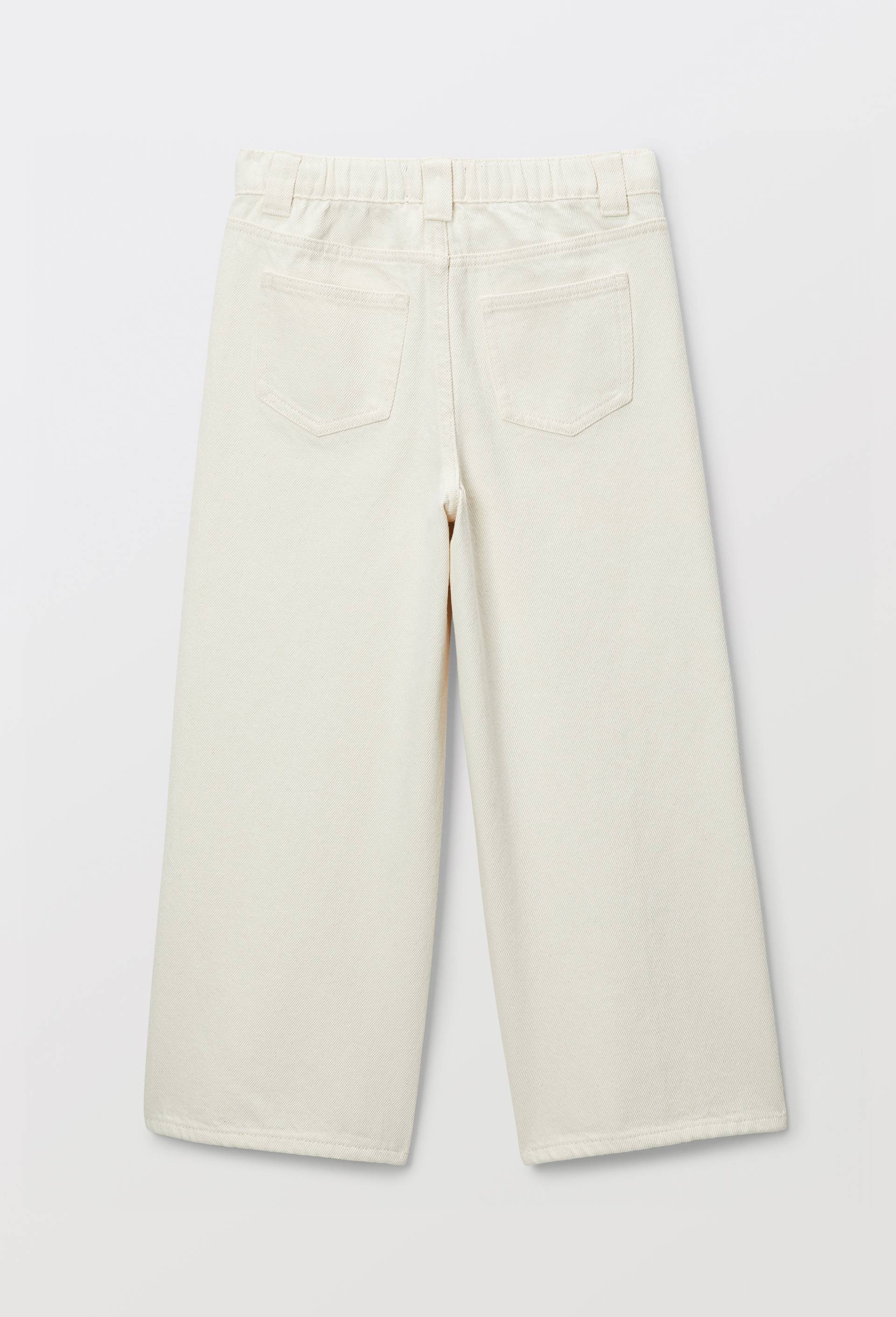 Pantalon large avec poche en coton, Beige clair, large image number 2