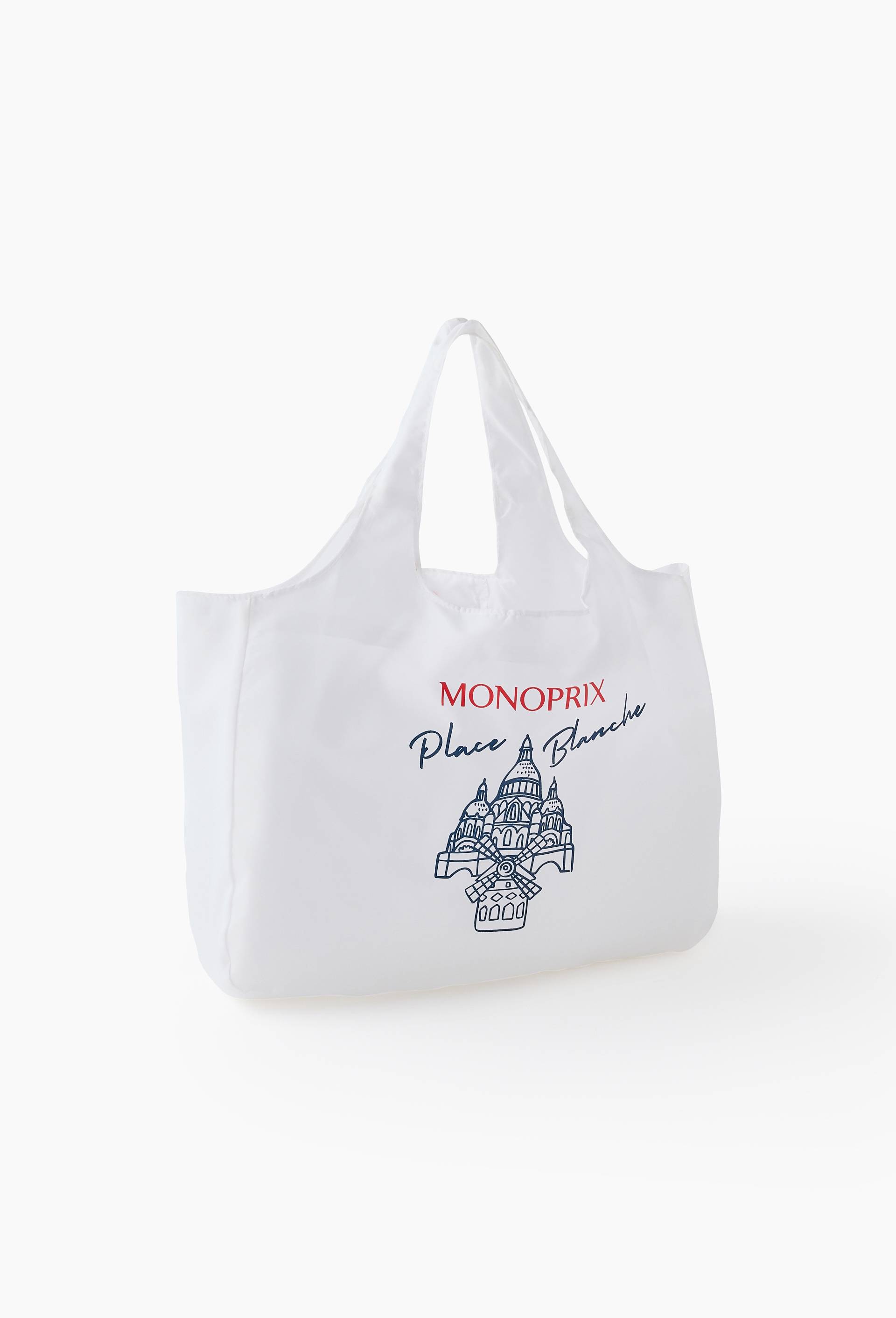 Sac dd place blanche, 40*45*14, polyester recycl&eacute;, Blanc, large image number 0