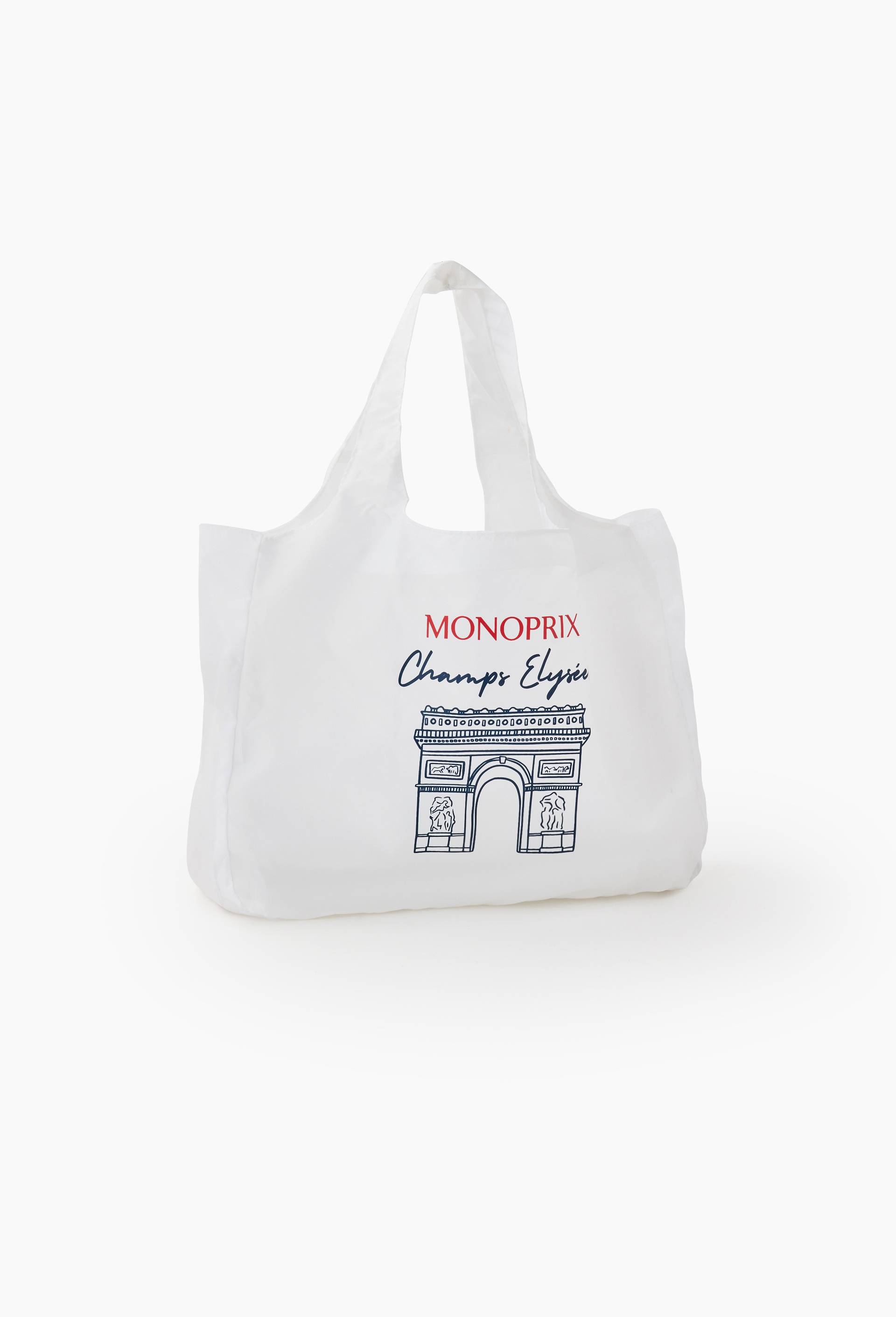 Sac dd champs Elys&eacute;e, 40*45*14, polyester recycl&eacute;, Blanc, large image number 0.0
