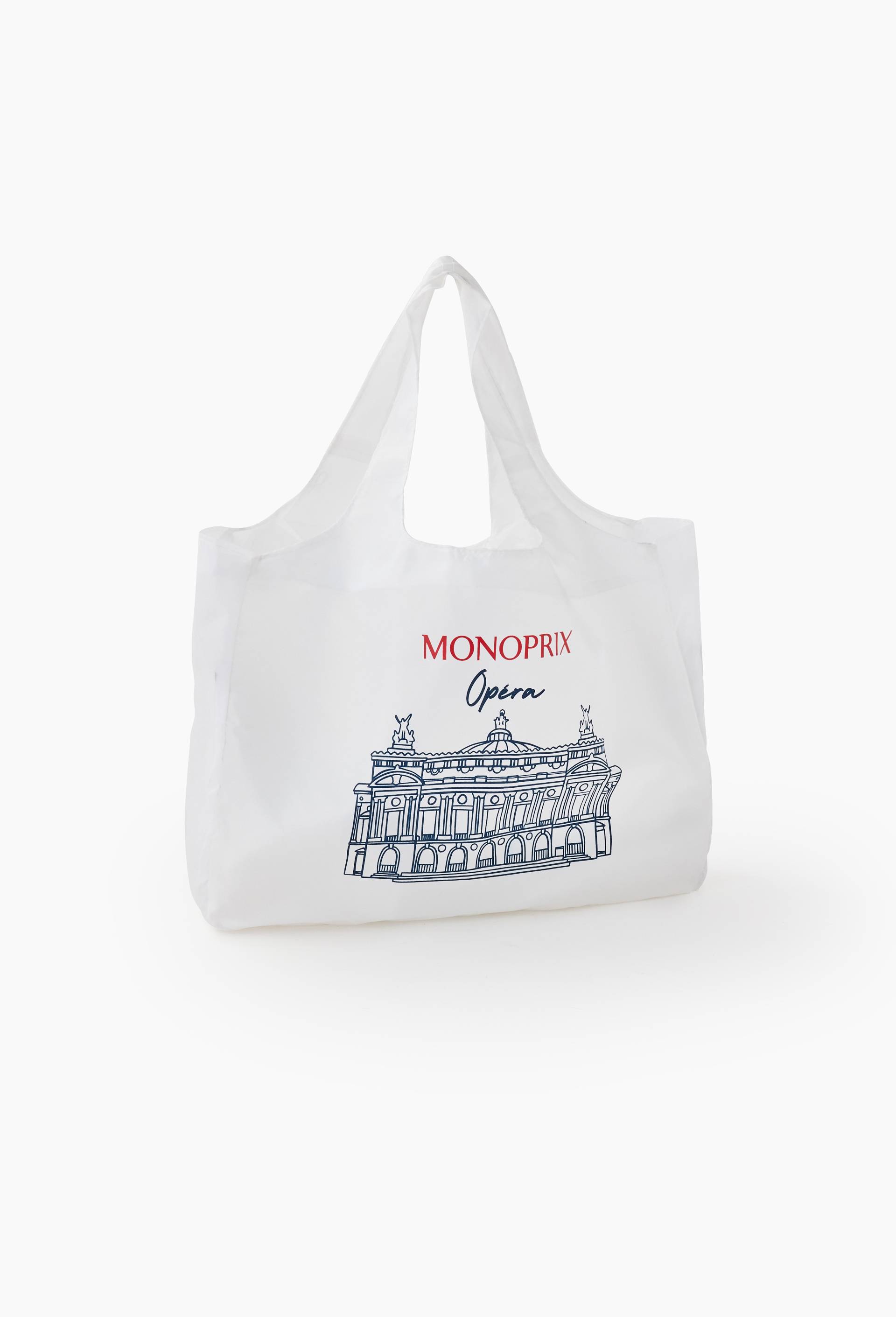 Sac dd op&eacute;ra ,40*45*14, polyester recycl&eacute;, Blanc, large image number 0