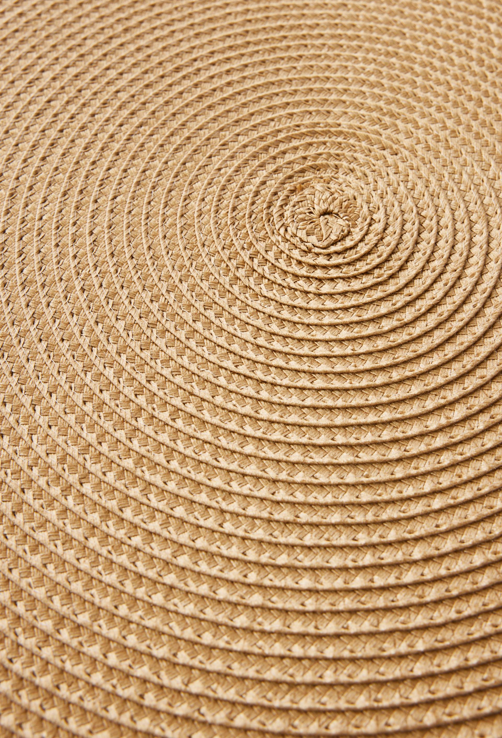Set de table rond, diamètre 38cm, Beige, large image number 1