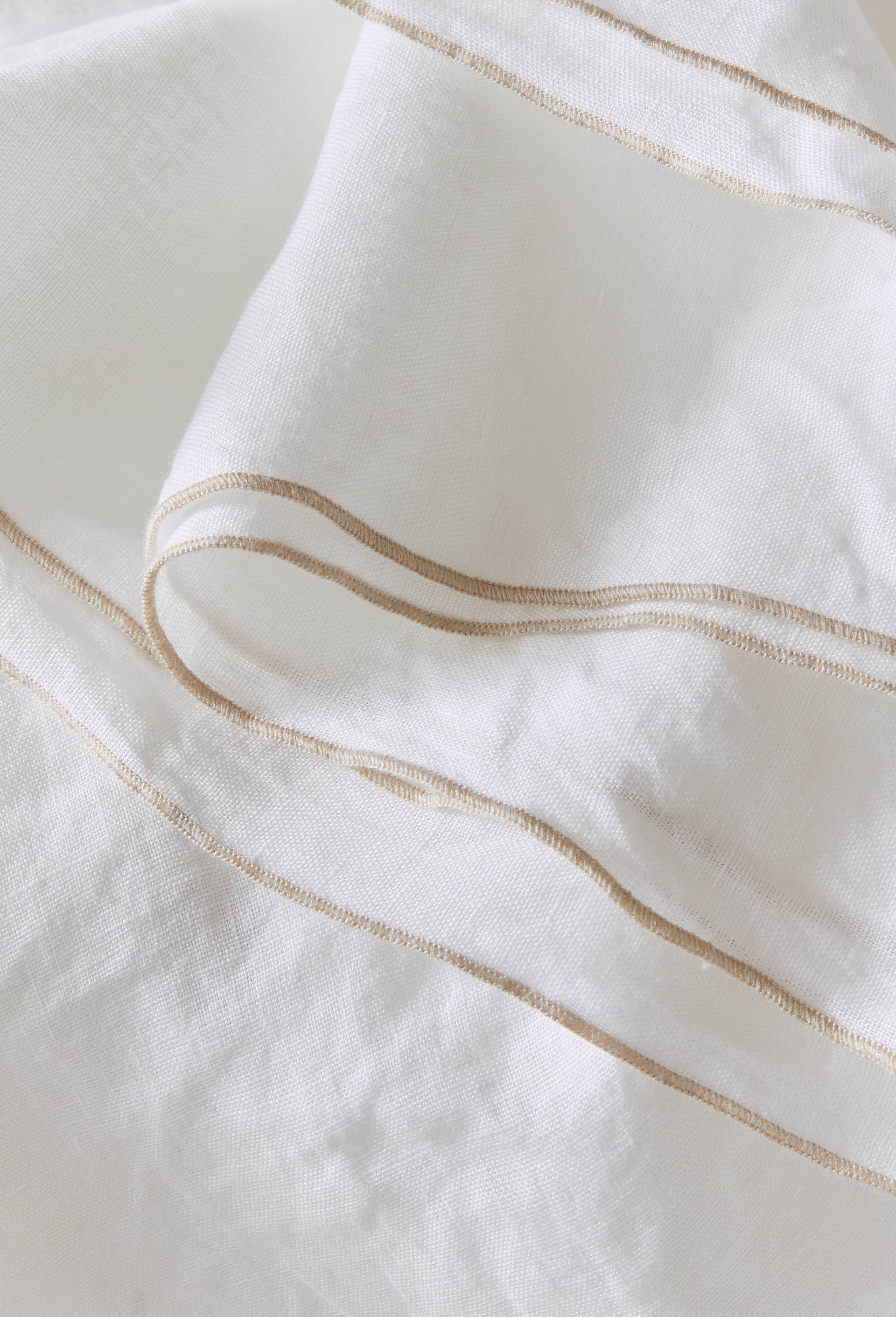 Nappe en lin lav&eacute;, Blanc, large image number 1.0