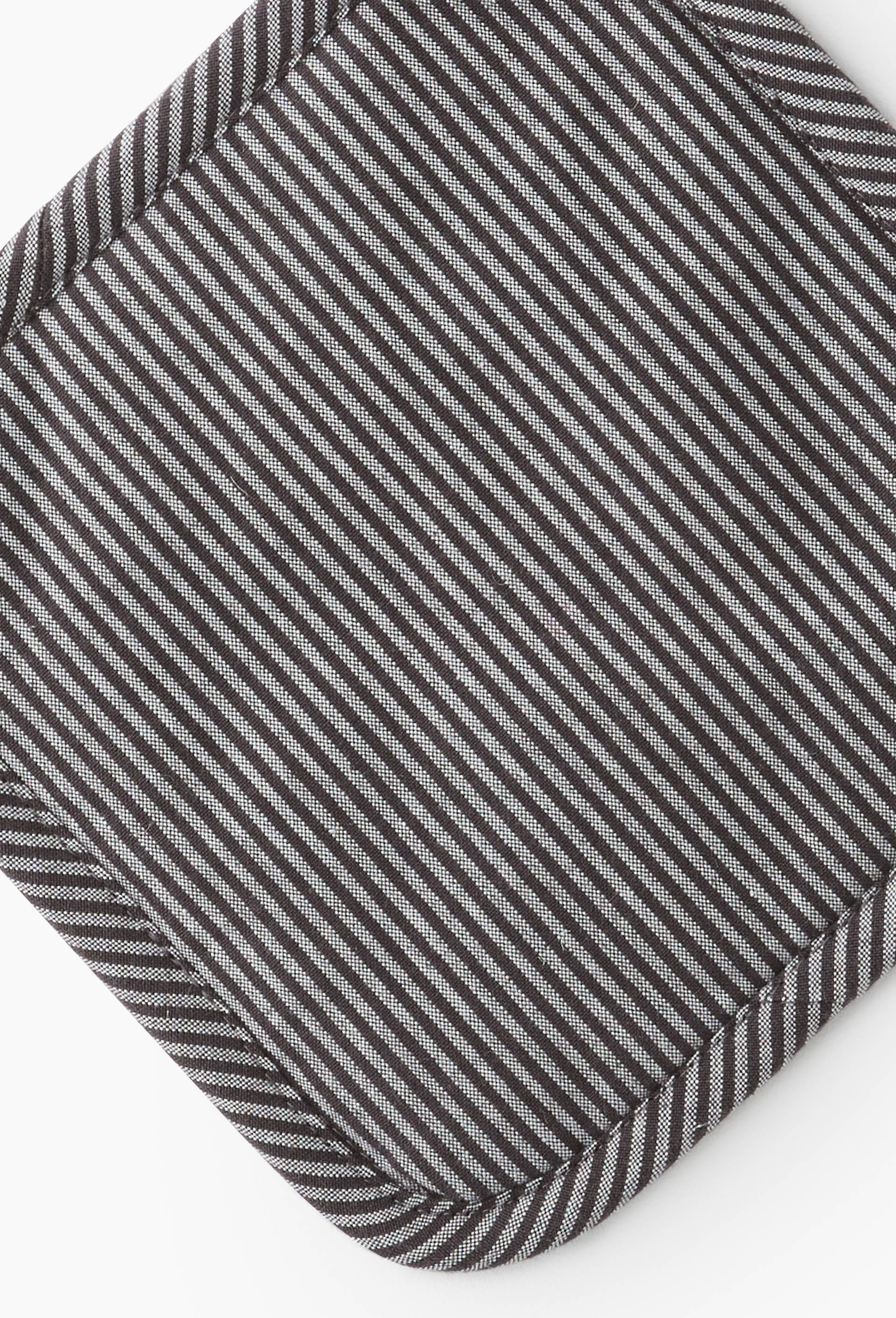 Manique de cuisine, 20x20cm, coton, Noir, large image number 1