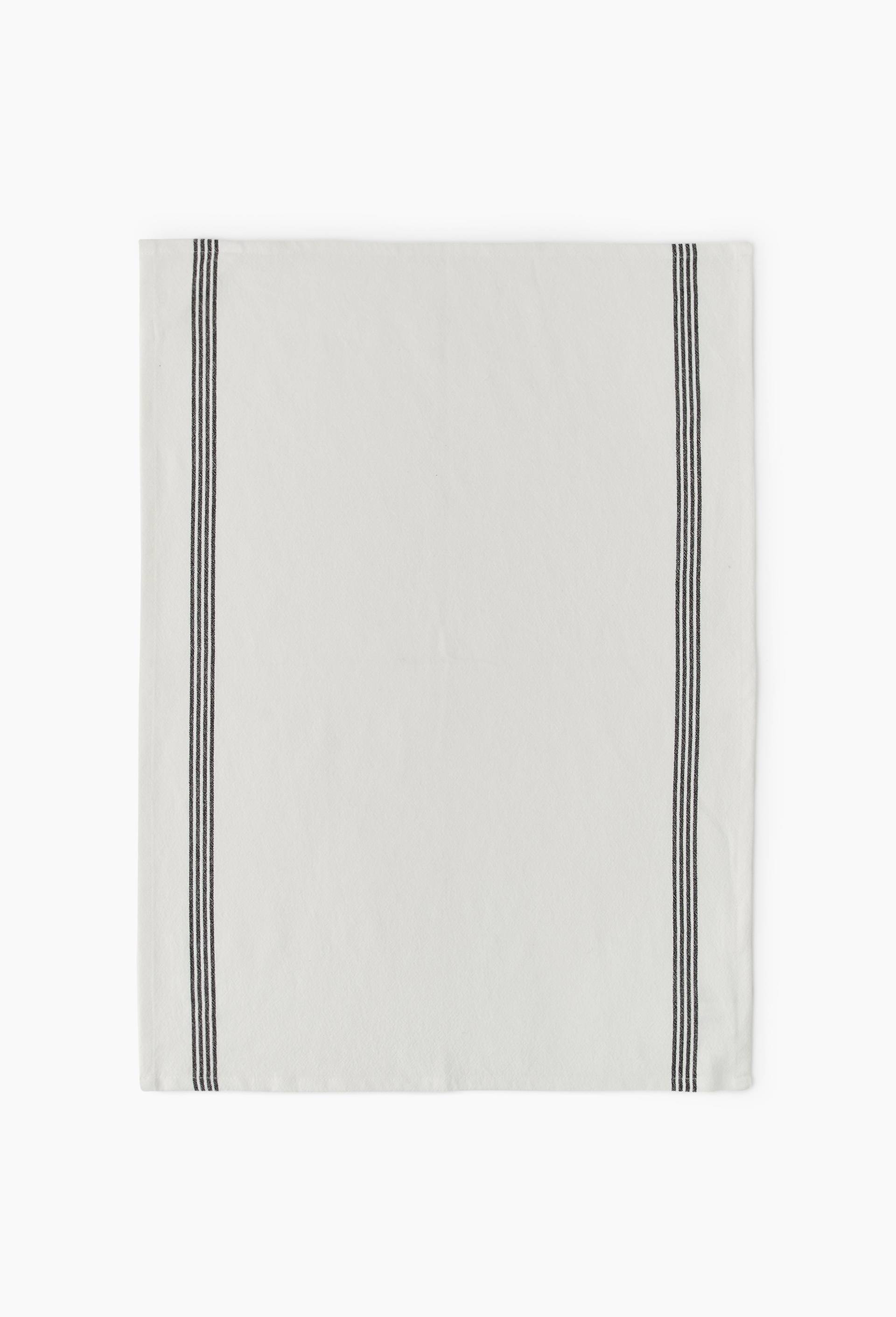 Torchon en coton lav&eacute;, 50x70cm, coton lav&eacute;, Ecru, large image number 1.0