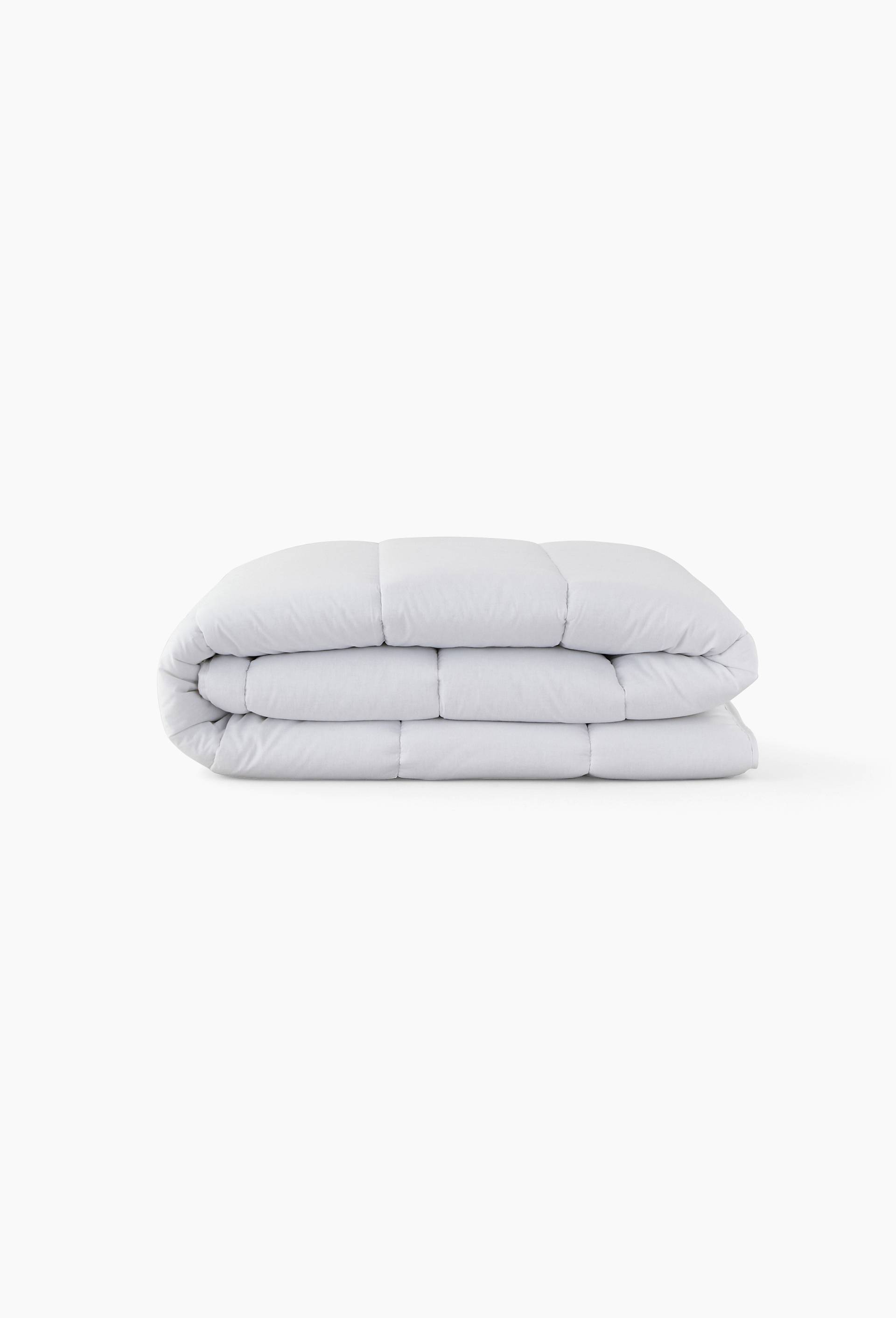 Couette traitement anti acariens, coton, certifié OEKO-TEX, Blanc, large image number 0.0