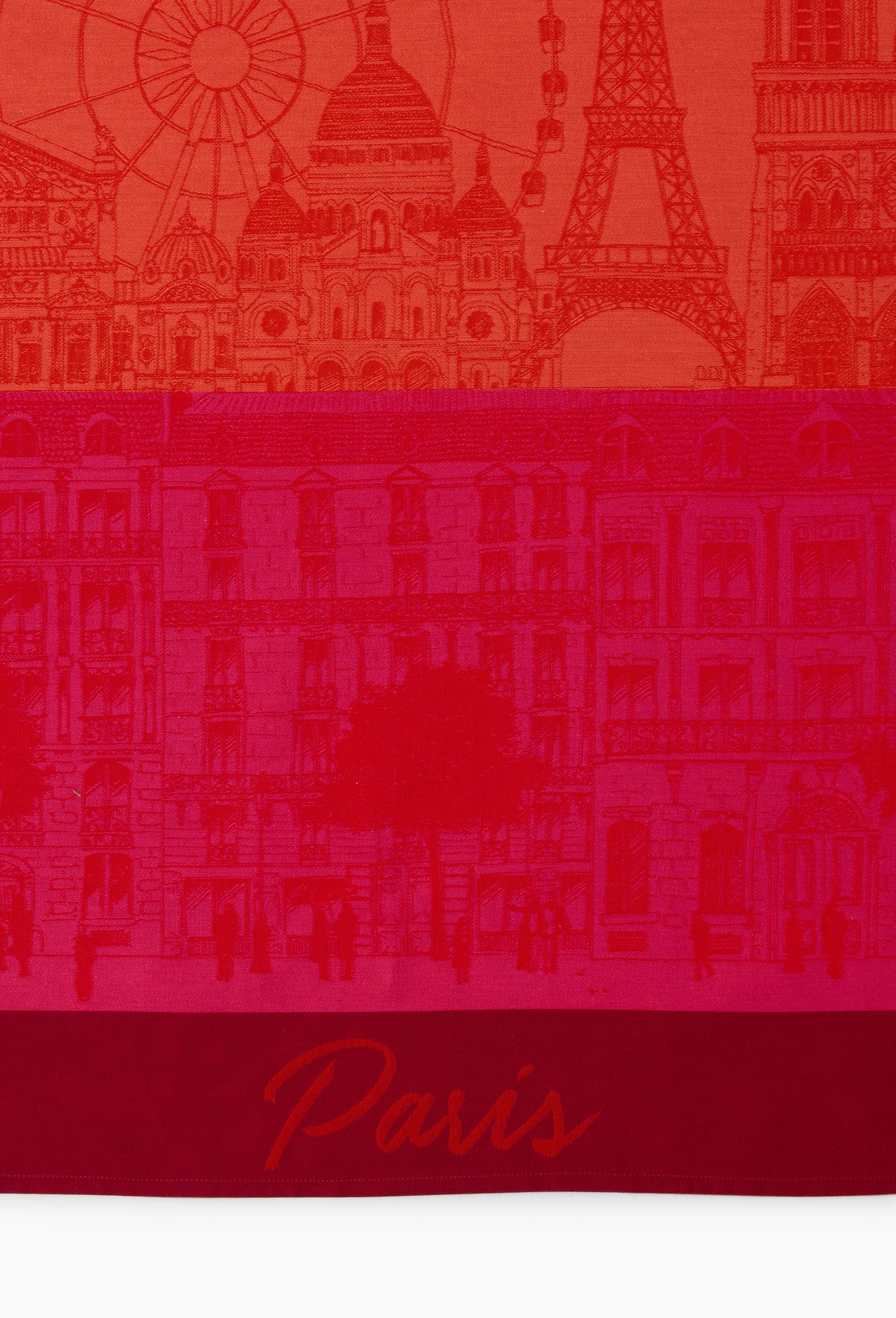 Torchon Paris baiser, Rouge, large image number 1