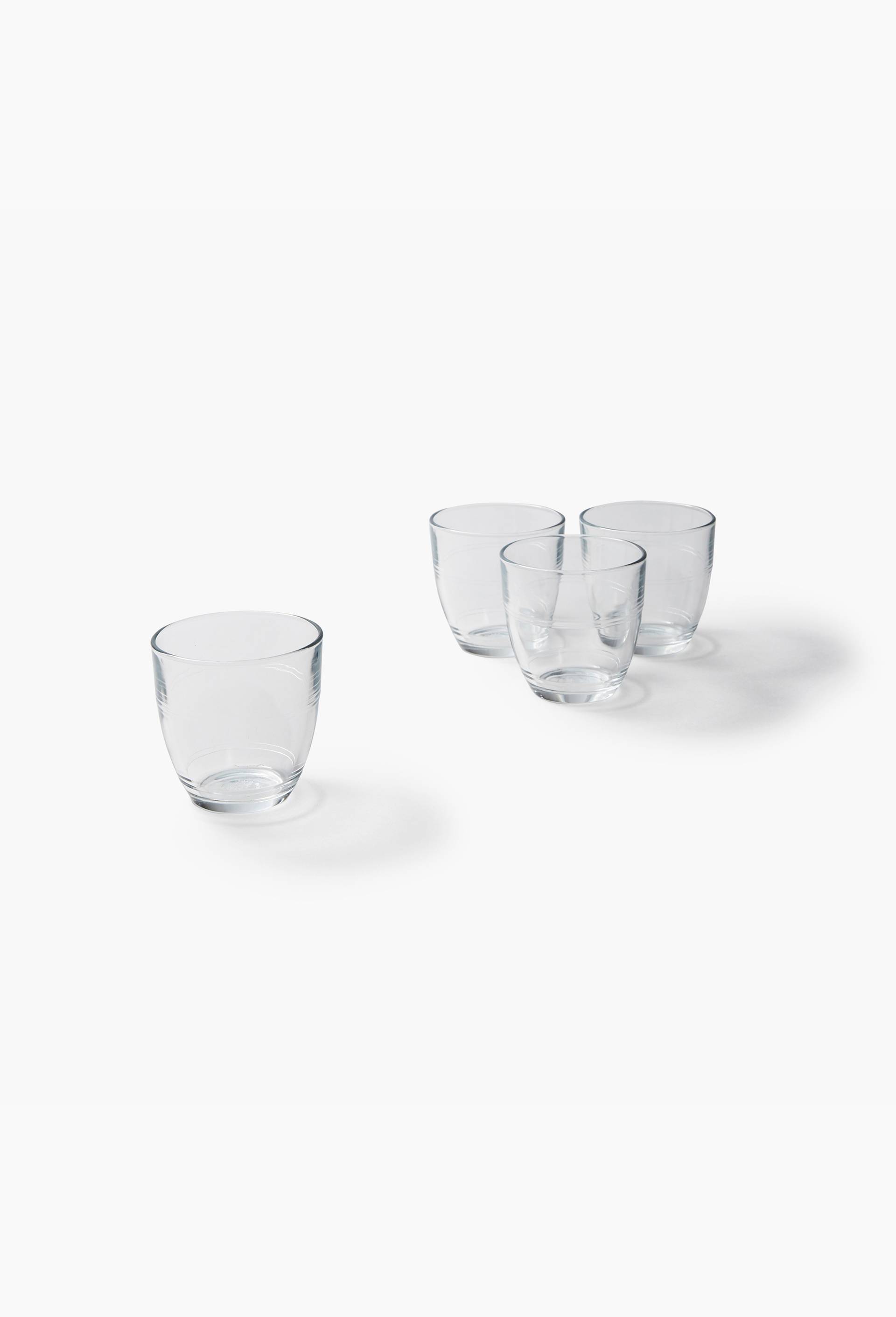 4 gobelets, 15cl, gamme Gigogne, Transparent, large image number 0