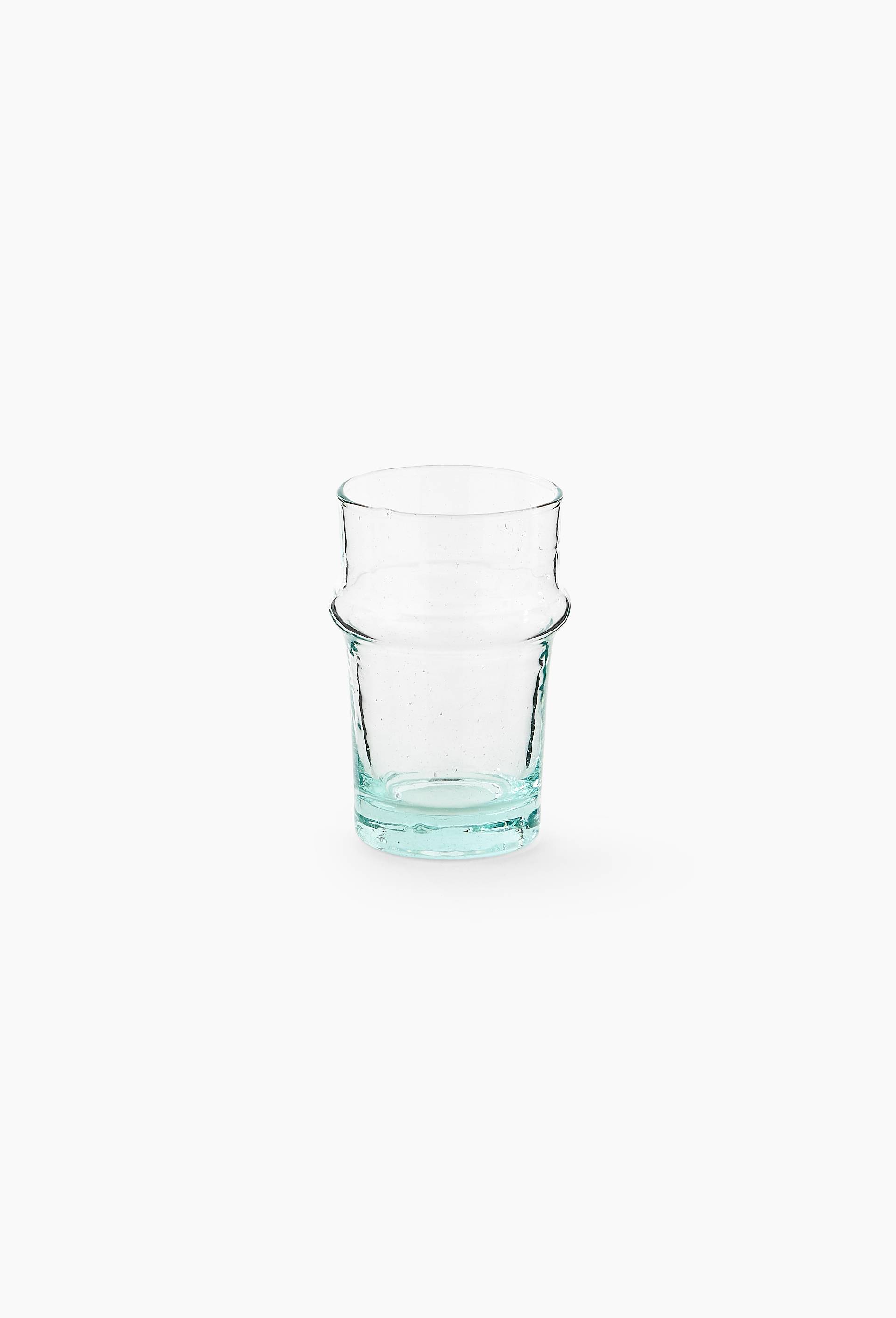 Verre &agrave; th&eacute; finition verre recycl&eacute;, 15cl, Transparent, large image number 0