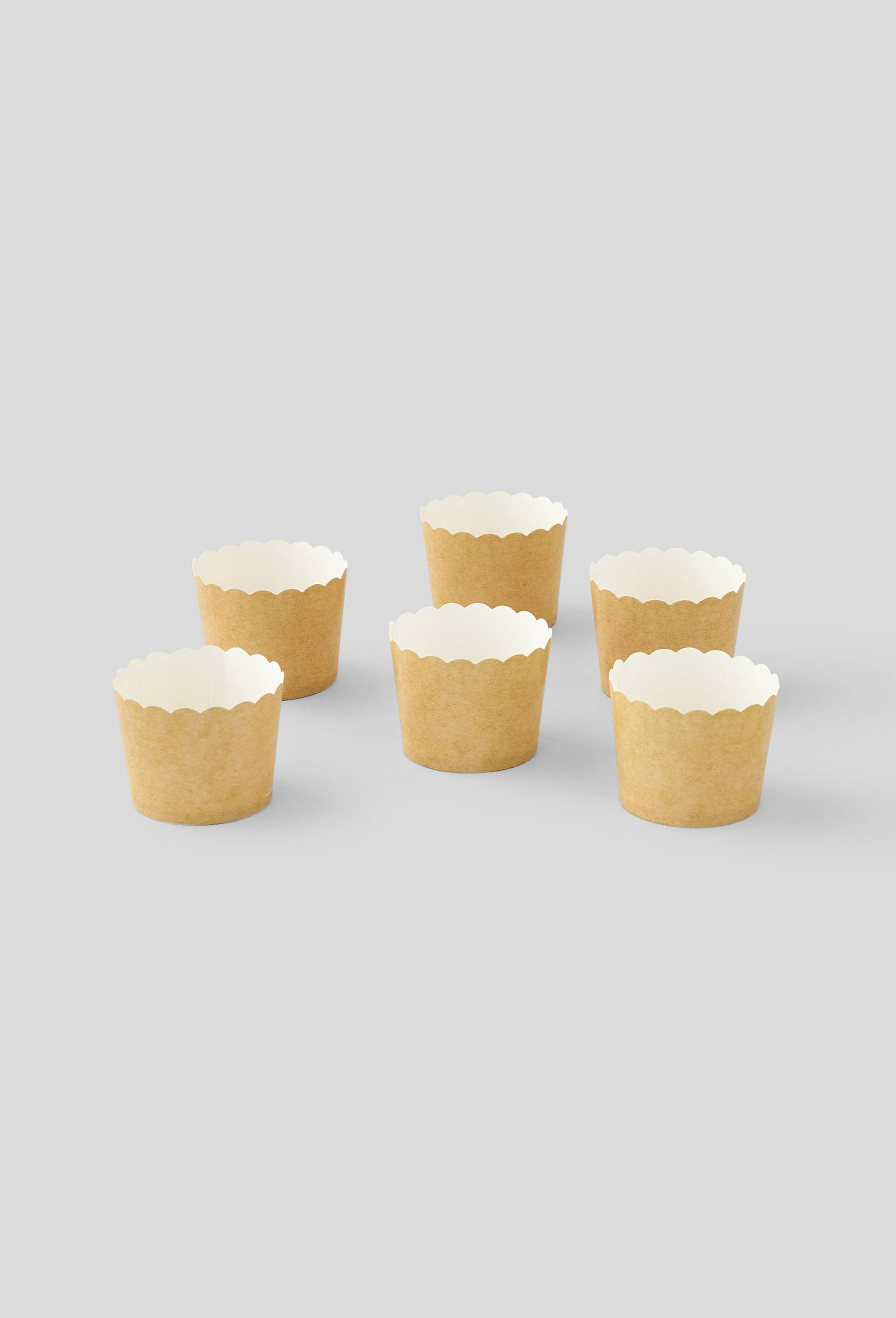 25 caisettes g&acirc;teaux, Beige clair, large image number 0