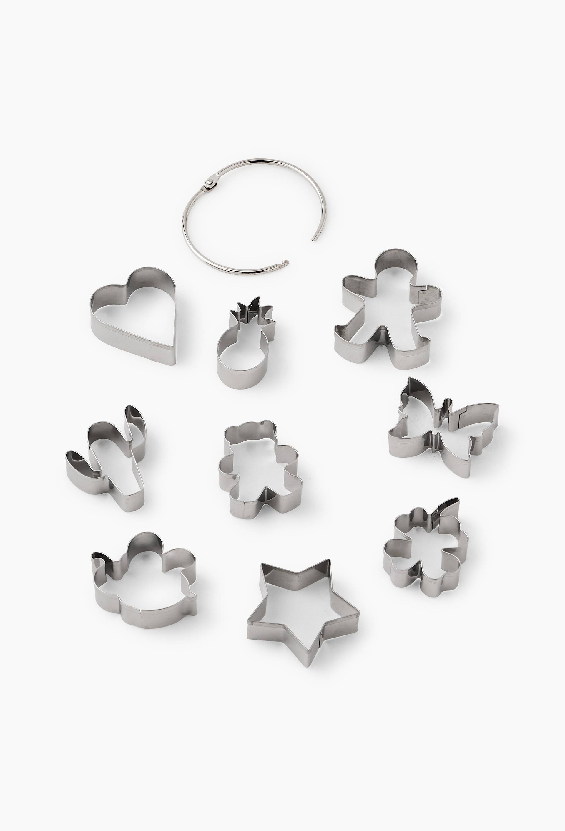 Moules emporte-pi&egrave;ce, forme fantaisie, Argent, large image number 0
