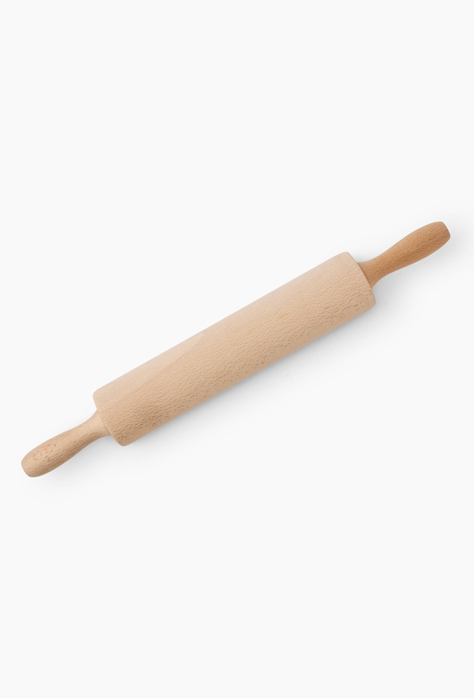 Rouleau &agrave; p&acirc;tisserie, 25cm, bois de h&ecirc;tre, Beige clair, large image number 0