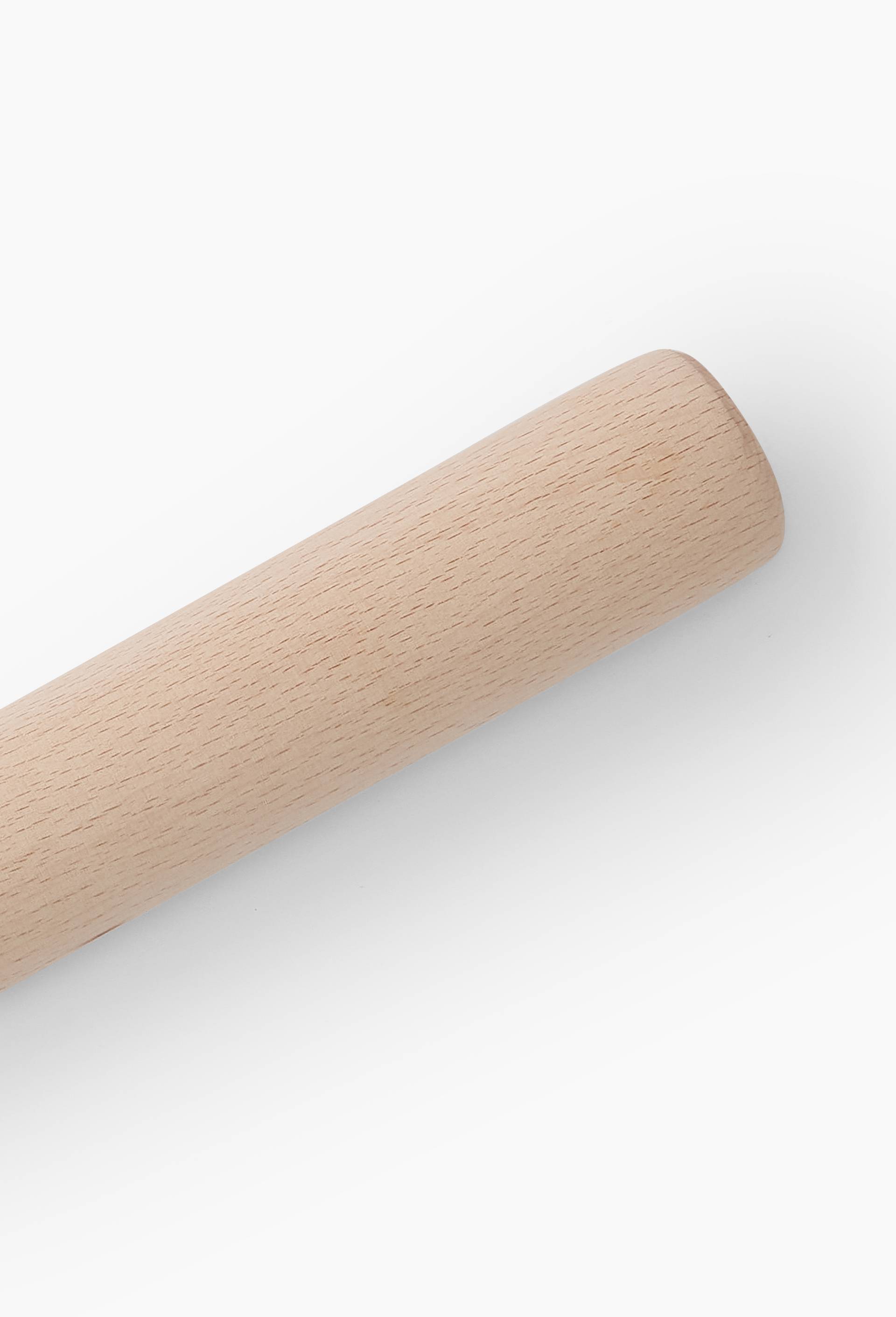 Rouleau &agrave; p&acirc;tisserie, 40cm, bois de h&ecirc;tre, Beige clair, large image number 1.0