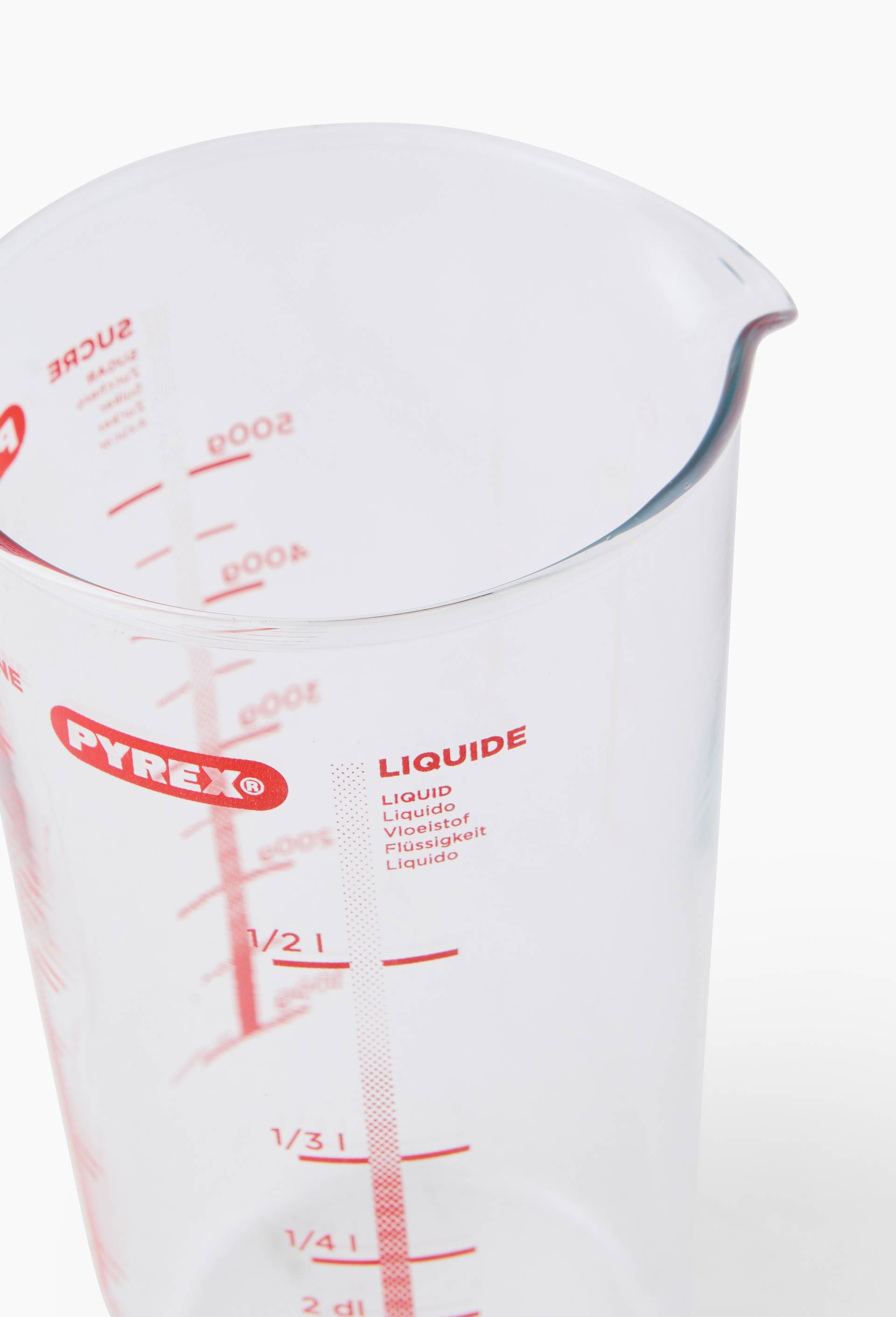 Verre mesureur, 17cm, Transparent, large image number 1