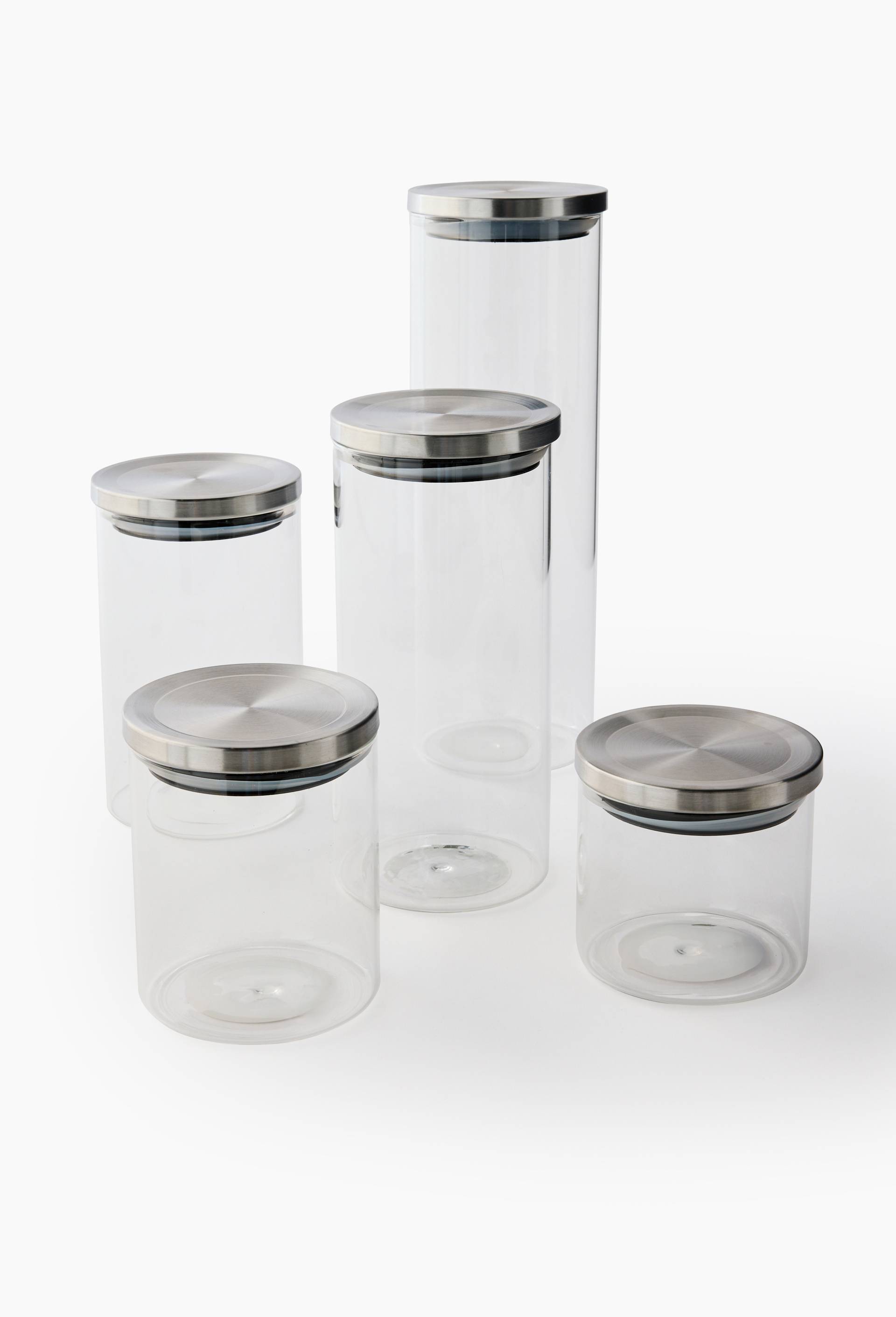 Bocal 1,5L, finition couvercle inox, Transparent, large image number 1