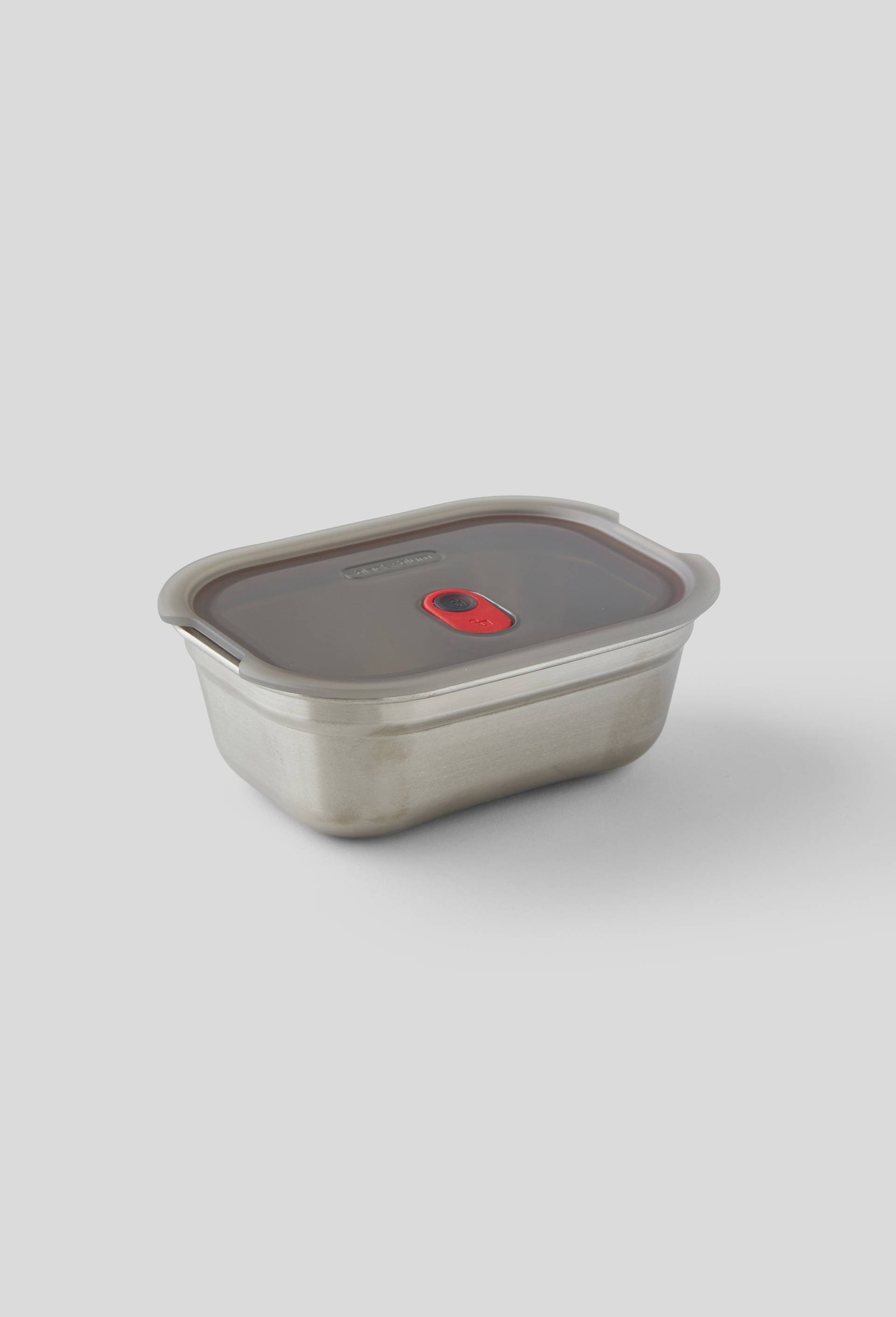 Boite repas 60cl, Argent, large image number 0