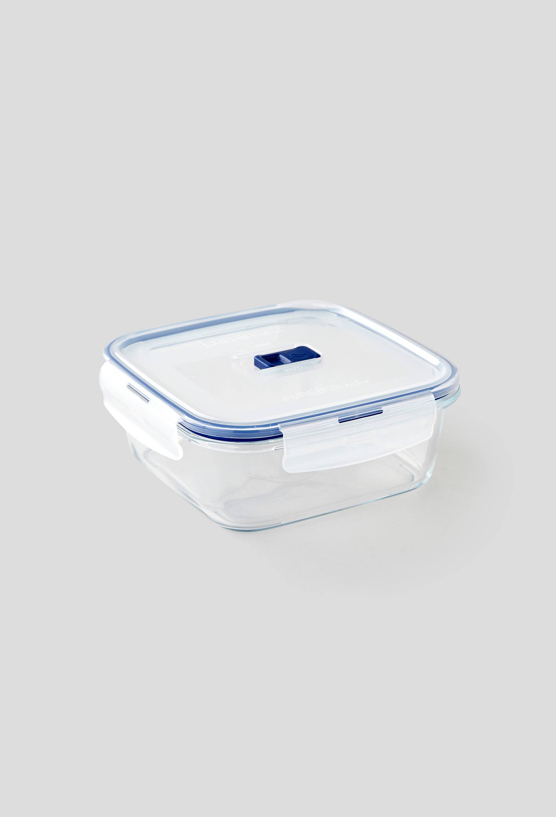 Boite herm&eacute;tique 1,25L, gamme Pure box, Transparent, large image number 0