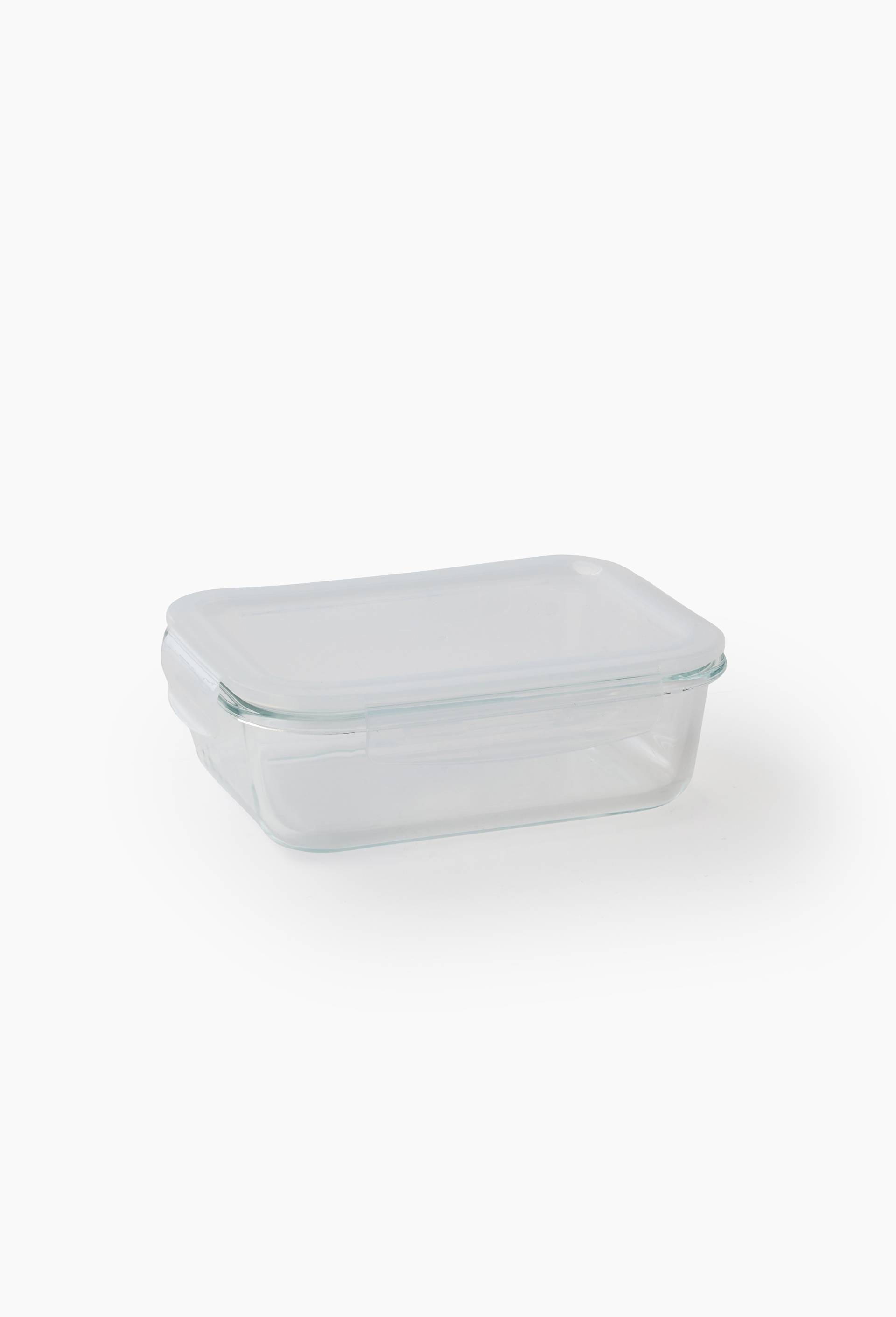Boite herm&eacute;tiquee 1L, gamme 4 clips en verre, Transparent, large image number 0