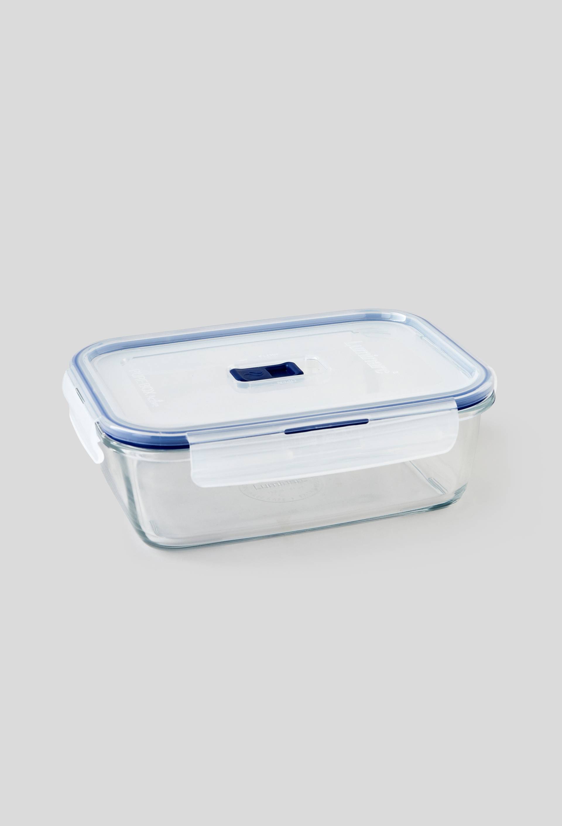 Boite herm&eacute;tique 1,25L, gamme Pure box, Transparent, large image number 0