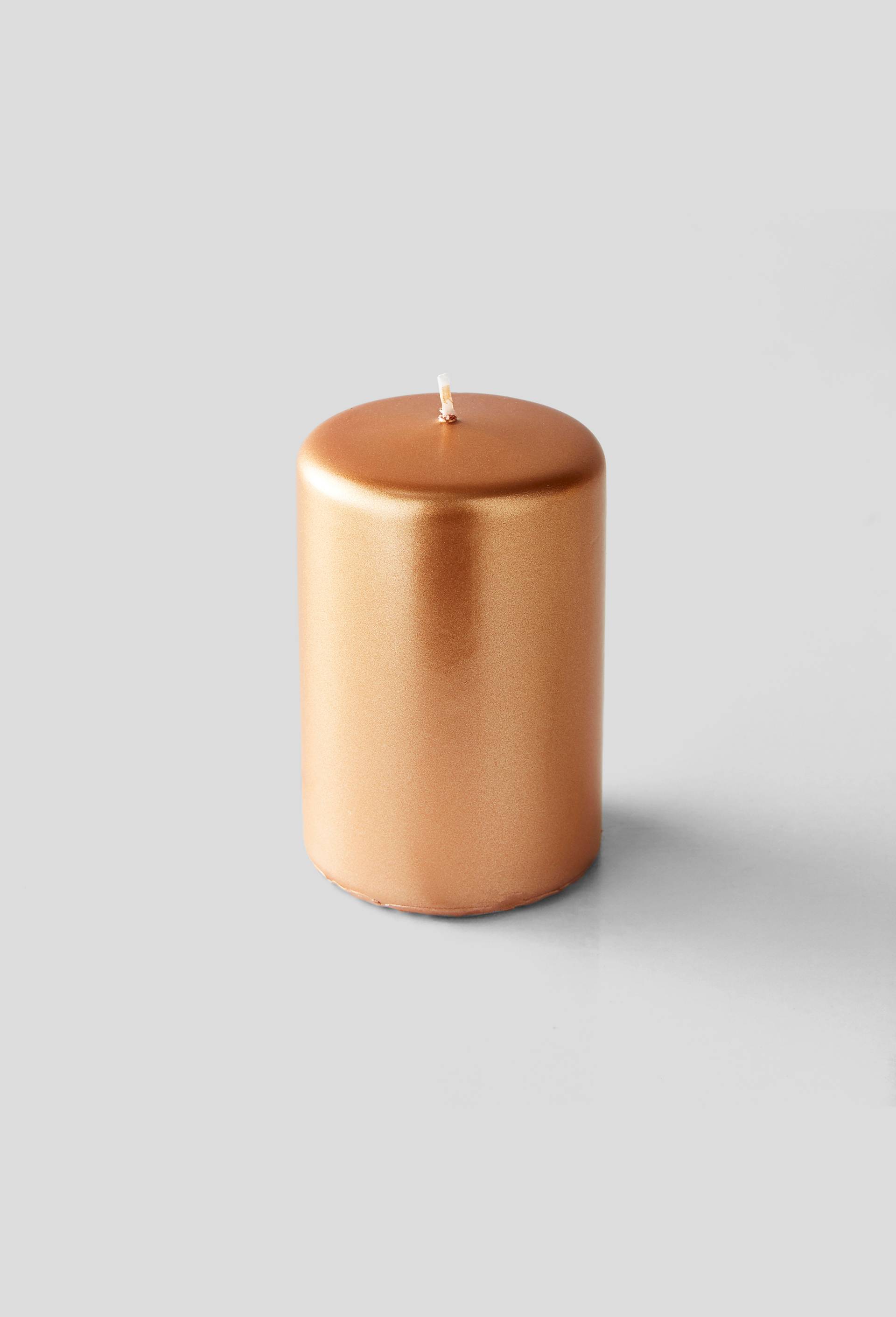 Bougie fumeur non parfum&eacute;e, 6x9cm, Or, large image number 0