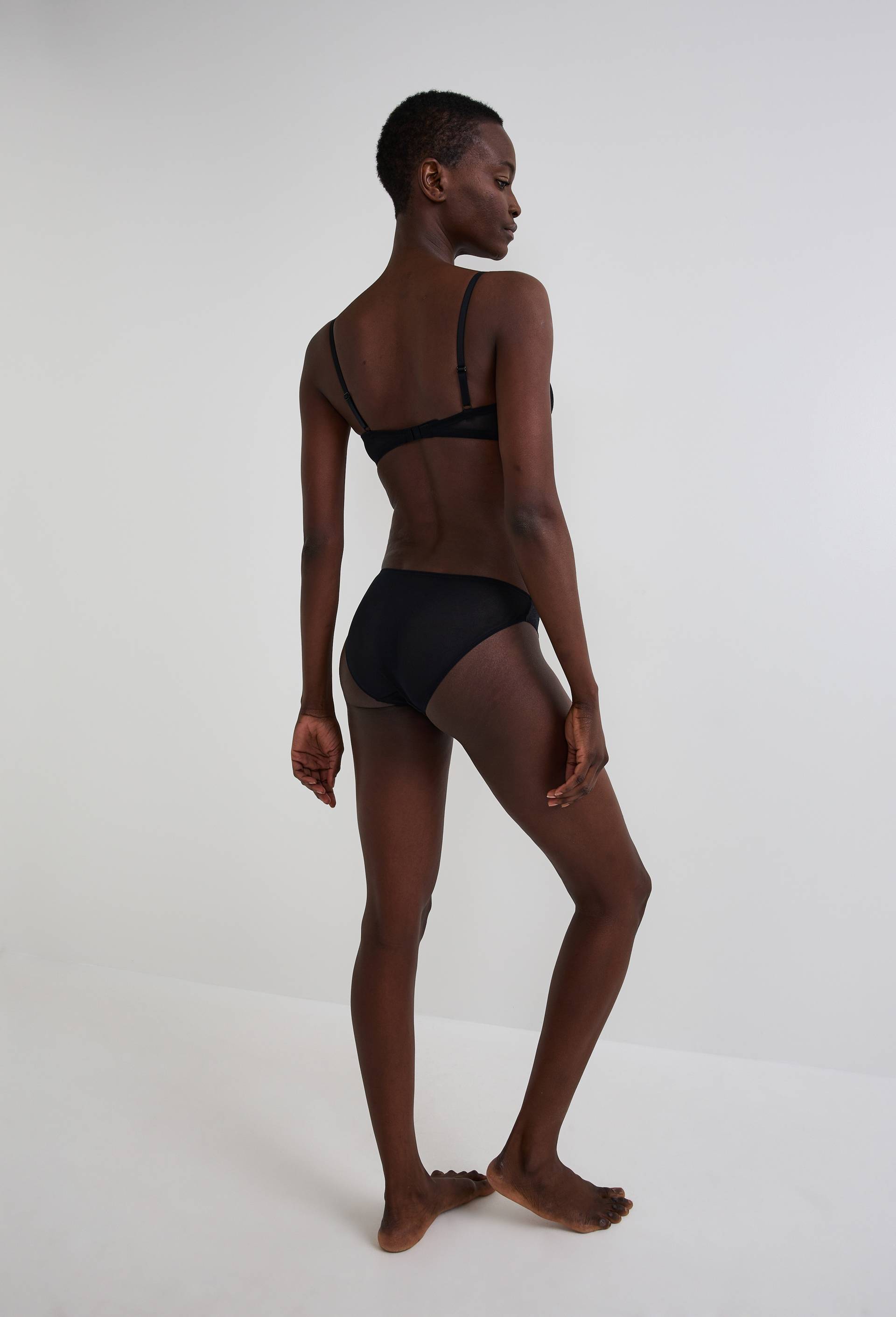 Culotte IZY en dentelle, Noir, large image number 1