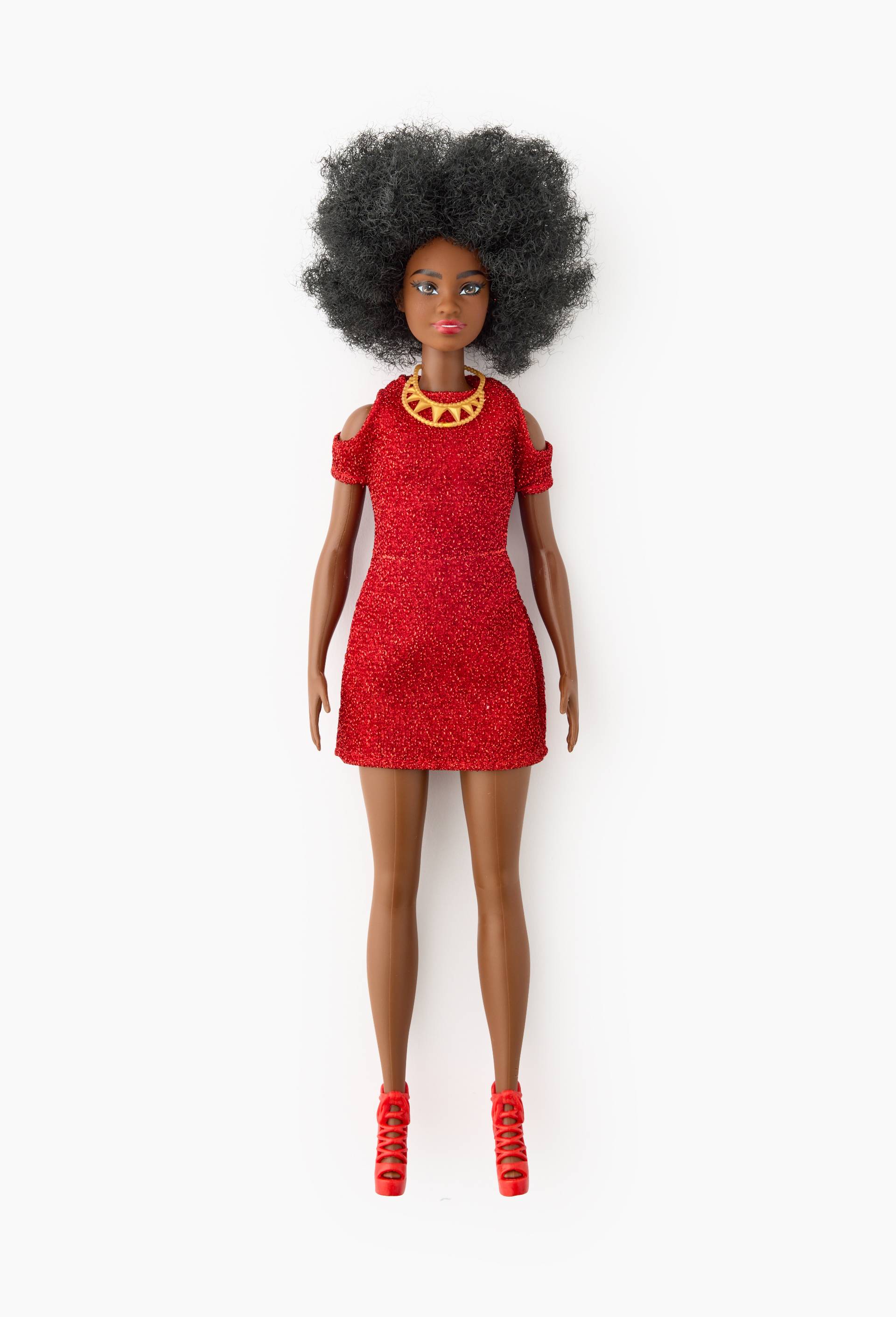 Barbie Fashionista robe rouge, Multicolore, large image number 0.0