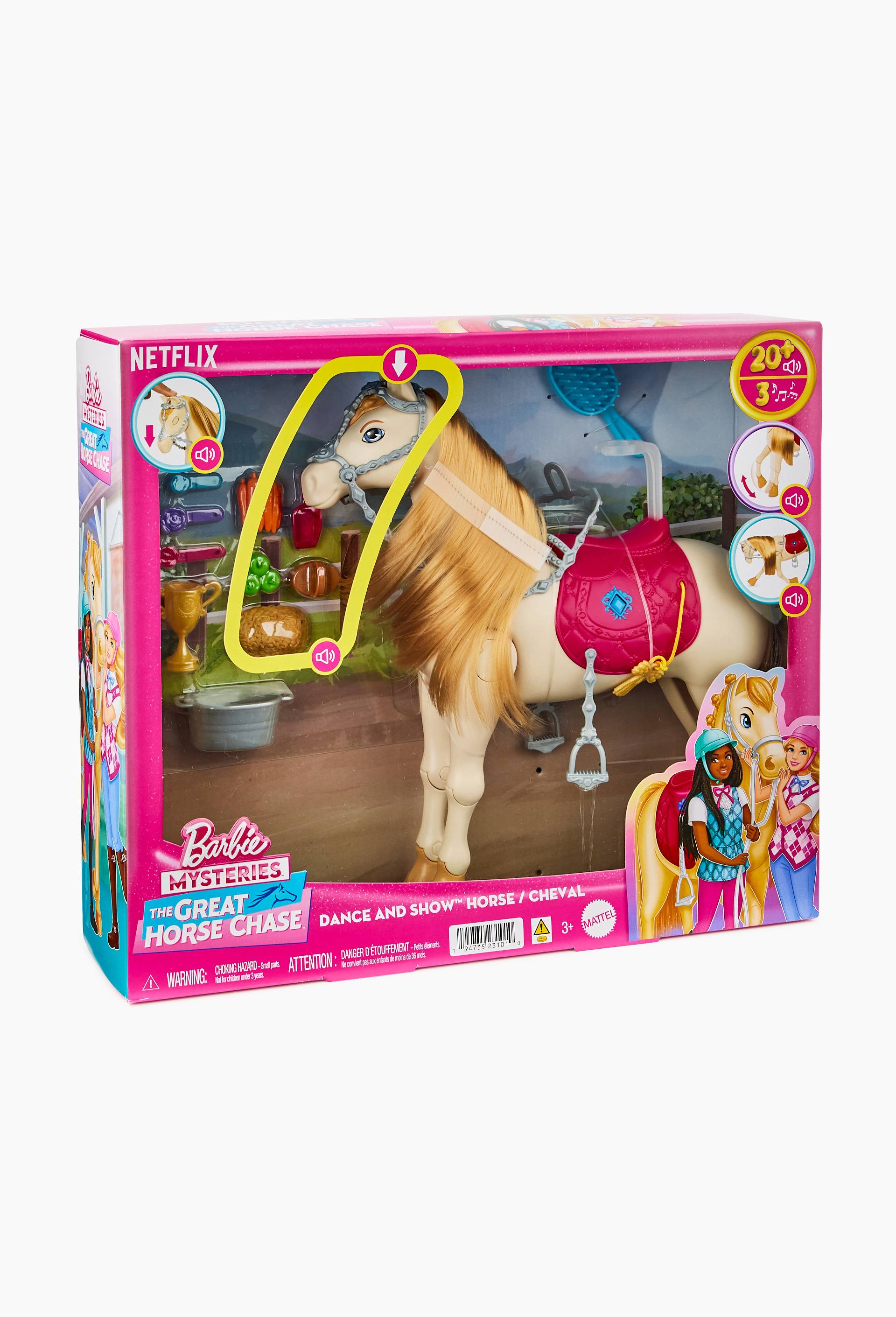 Barbie - Cheval à fonctions, Multicolore, large image number 0