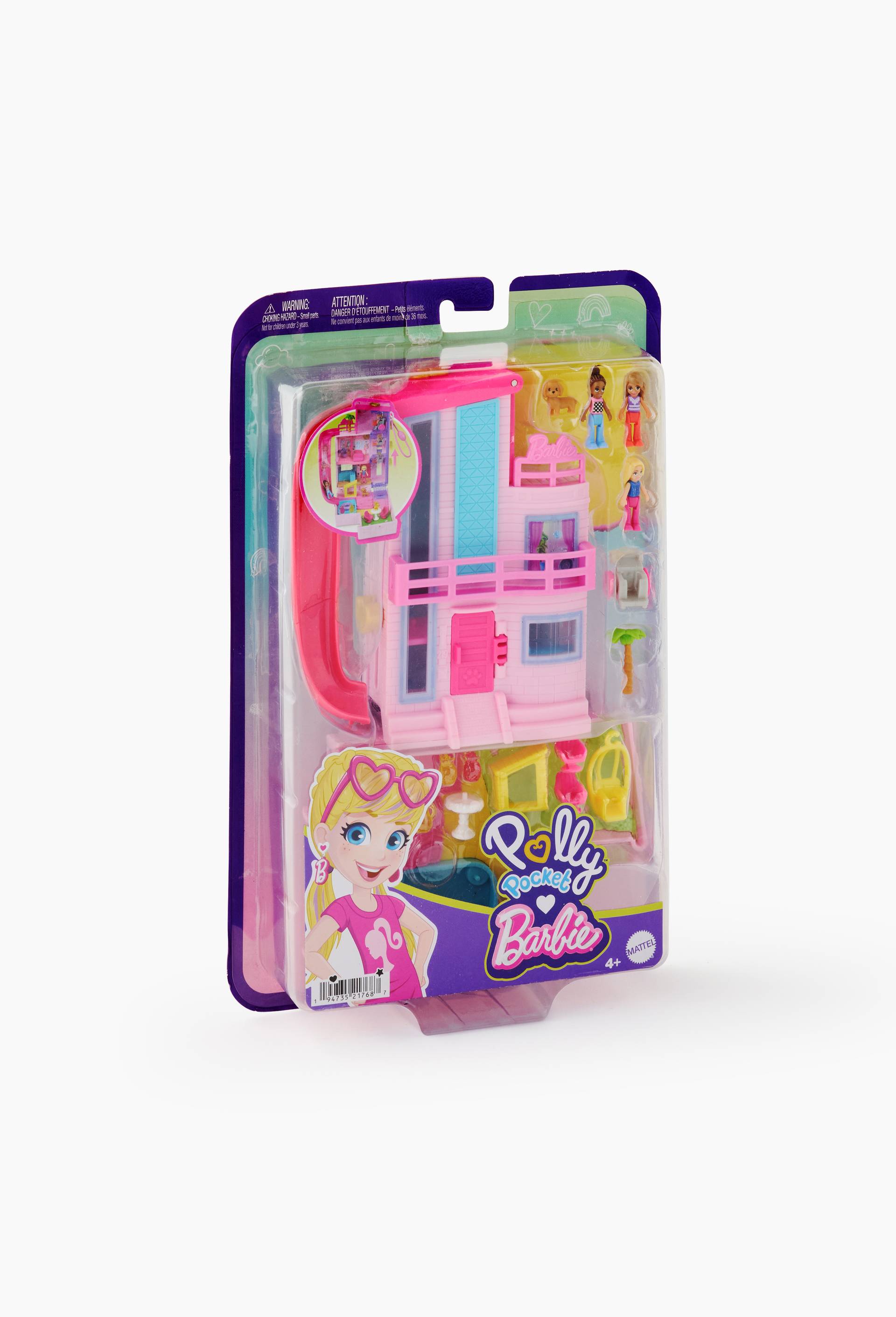 Coffret maison de r&ecirc;ve de Barbie - Polly Pocket, Multicolore, large image number 0
