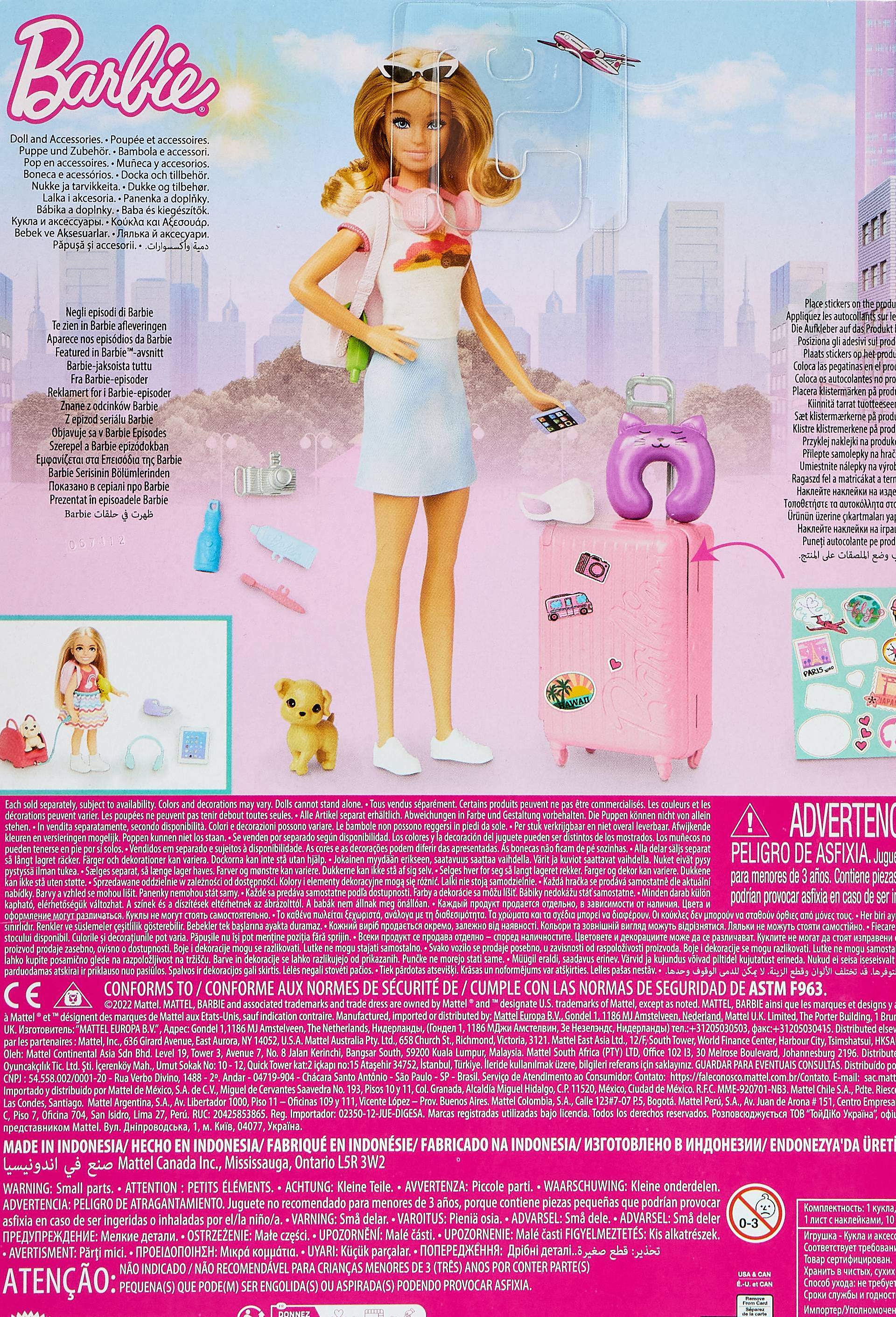 Barbie Malibu en voyage, Multicolore, large image number 1