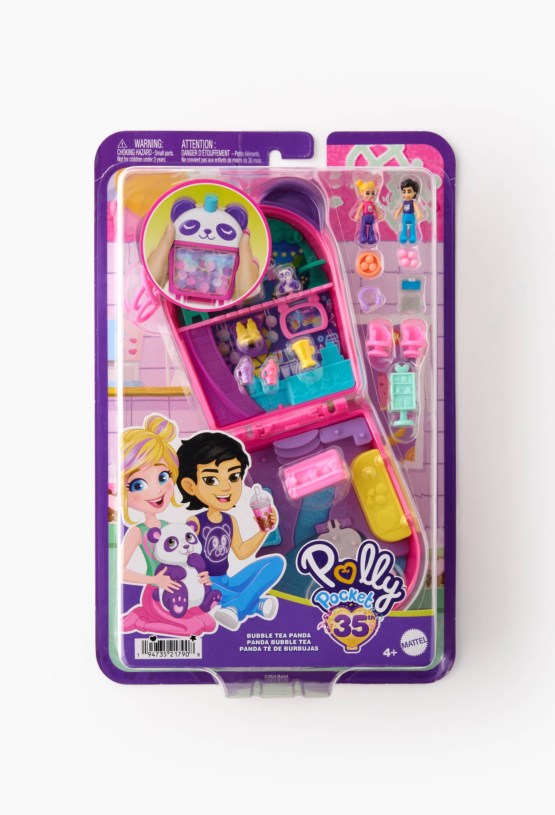 Coffret panda bubble tea - Polly Pocket, Multicolore, large image number 0