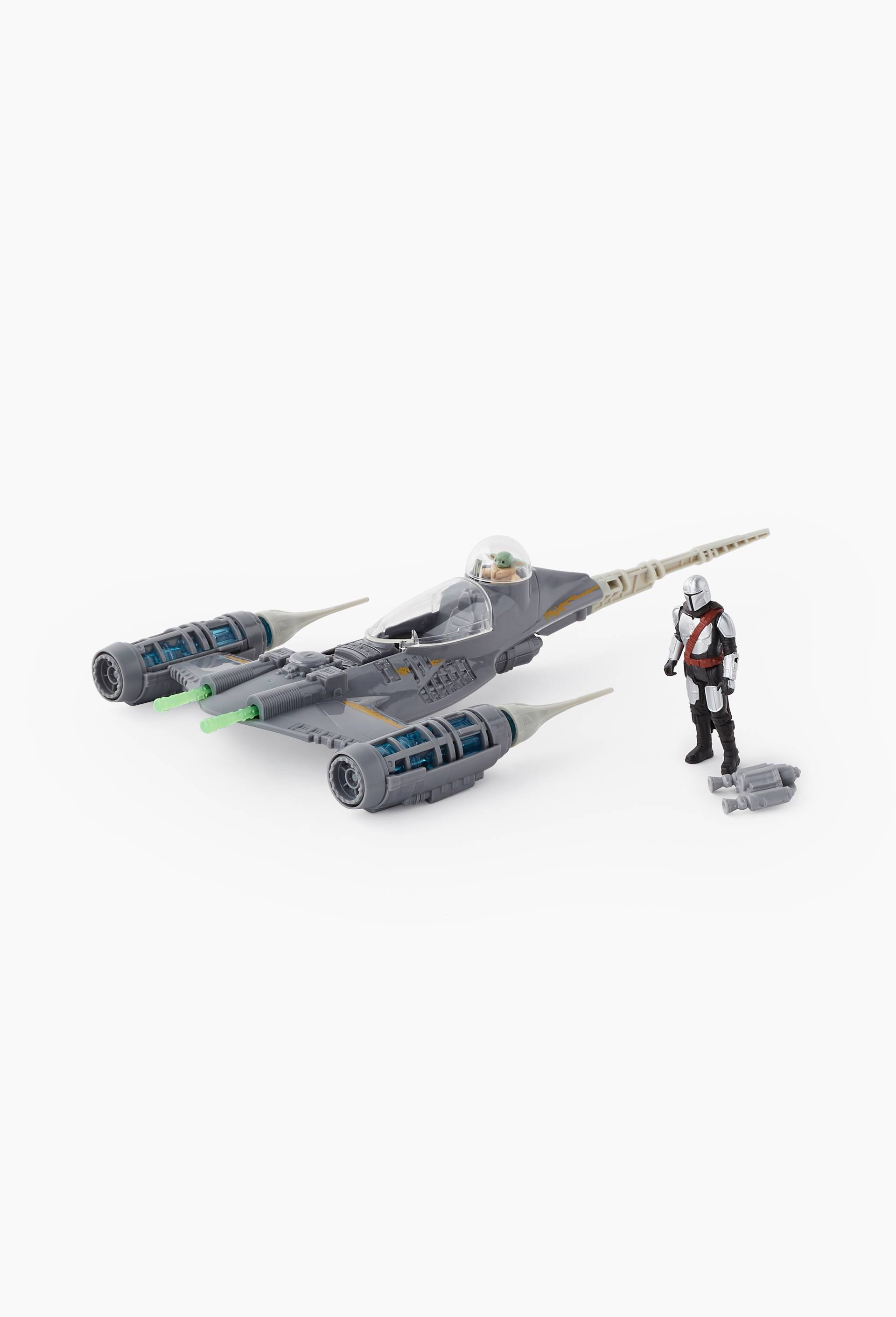 Star Wars vaisseau du mandalorien et figurine, Multicolore, large image number 0