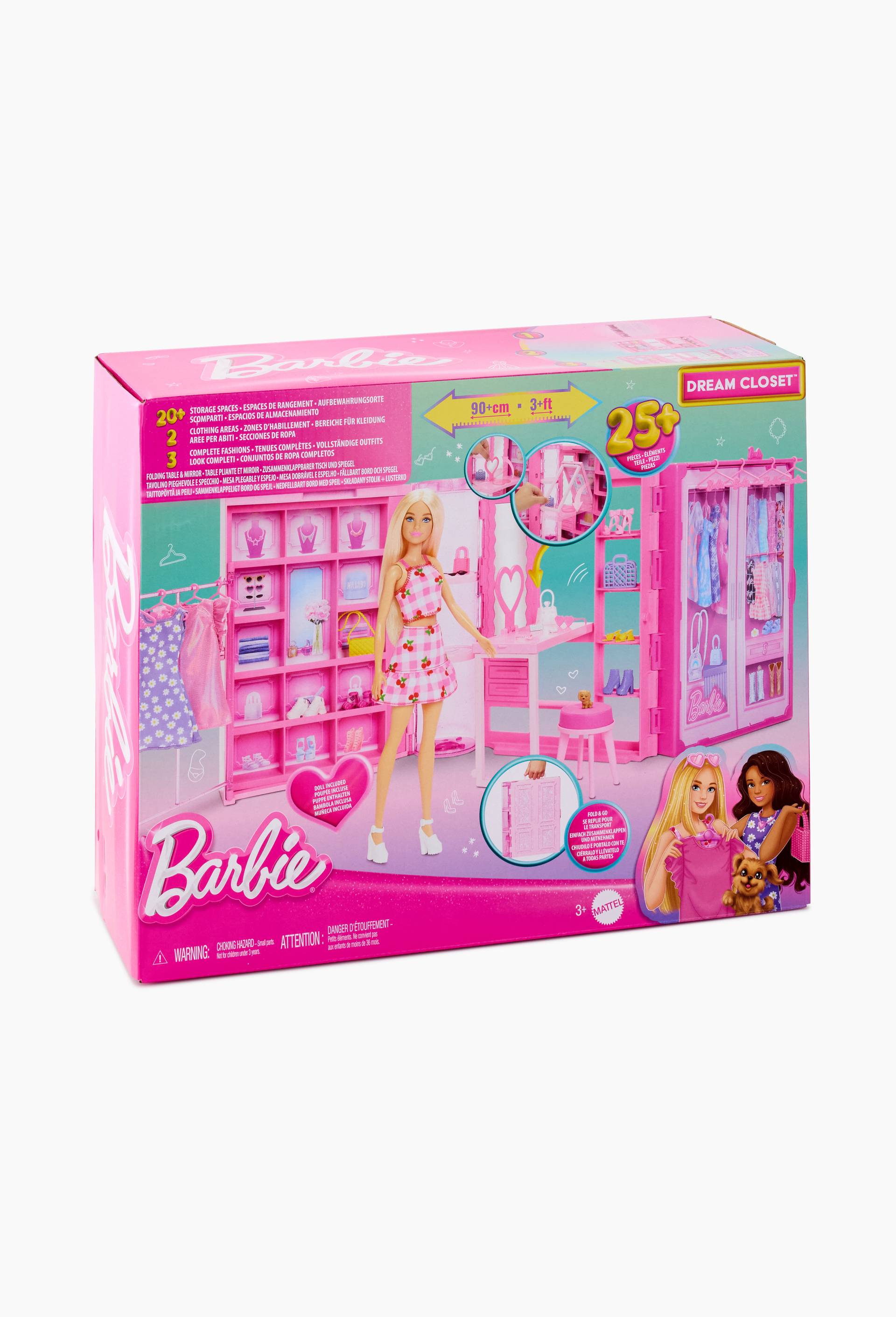 Barbie Dressing de rêve - Mattel- Poupée et poupon - Jeux d'imagination