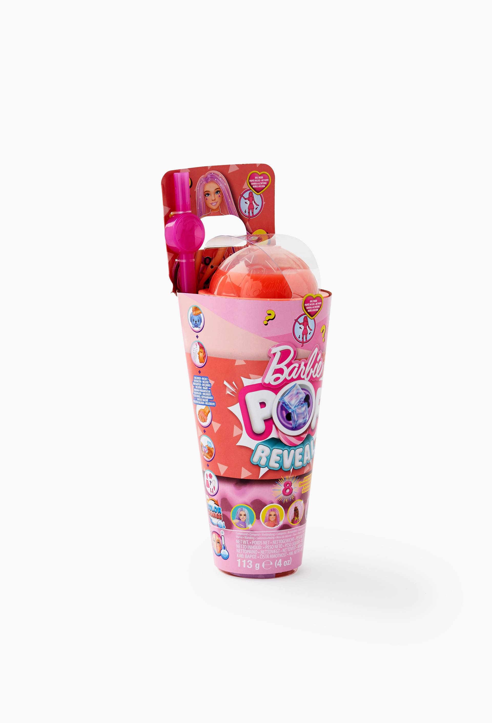 Barbie Pop Reveal Bubble Mangue, Multicolore, large image number 0.0