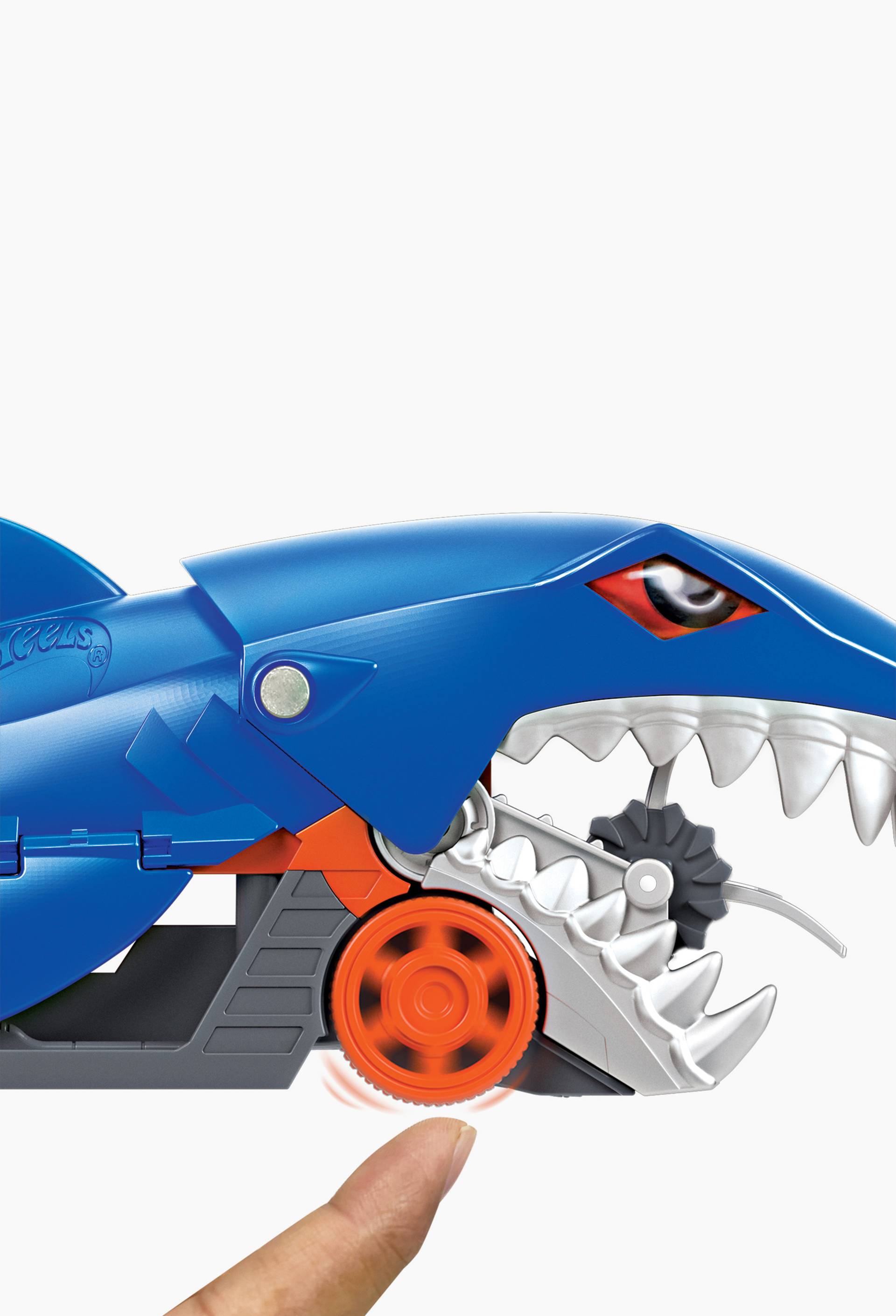 Hot Wheels City – Requin Transporteur, Camion Qui Avale Les Voitures, Capacité 5, Véhicule Inclus, Dès 4 Ans