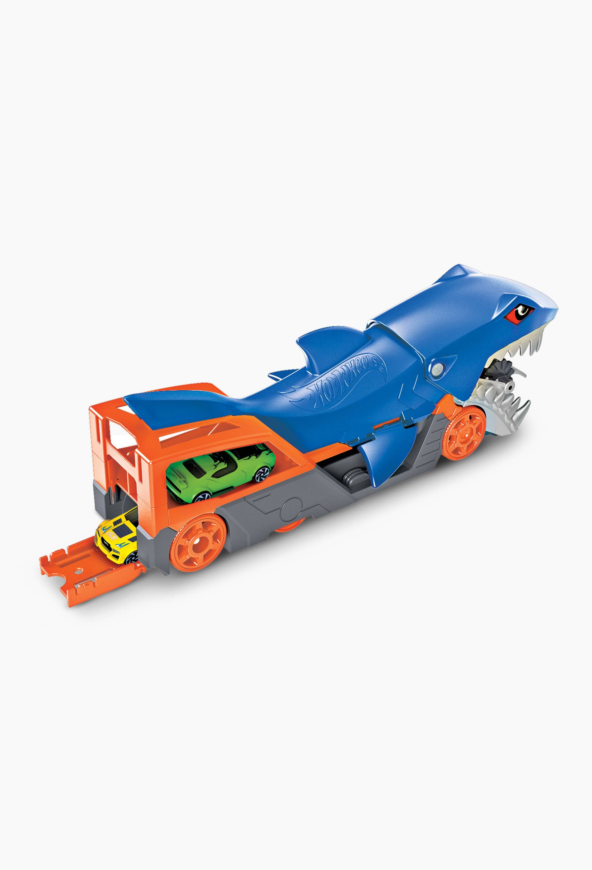 Hot Wheels - Transporteur requin, Multicolore, large image number 3.0