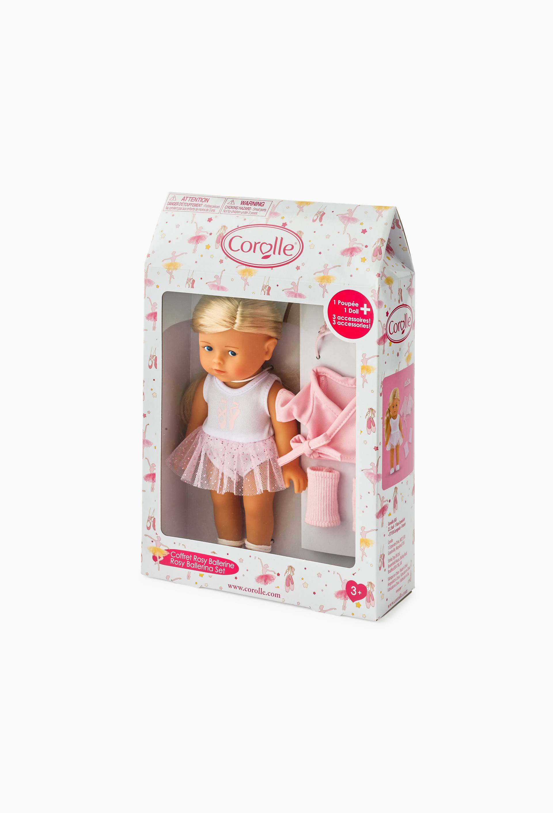 Coffret Poup&eacute;e Mini Corolline Rosy Ballerine, Multicolore, large image number 0.0