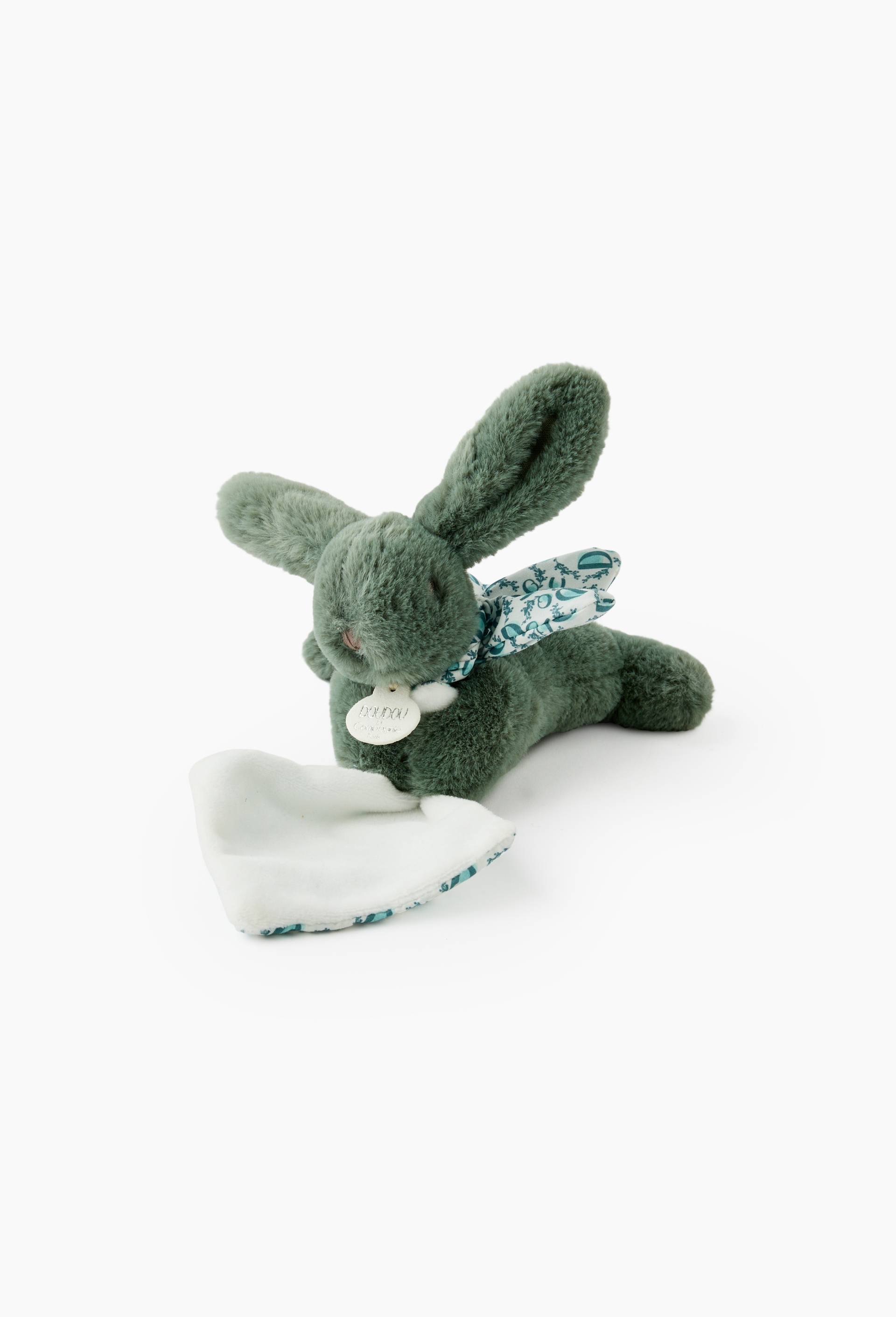 Lapin DOUDOU - Pantins avec doudou assortis, Multicolore, large image number 0