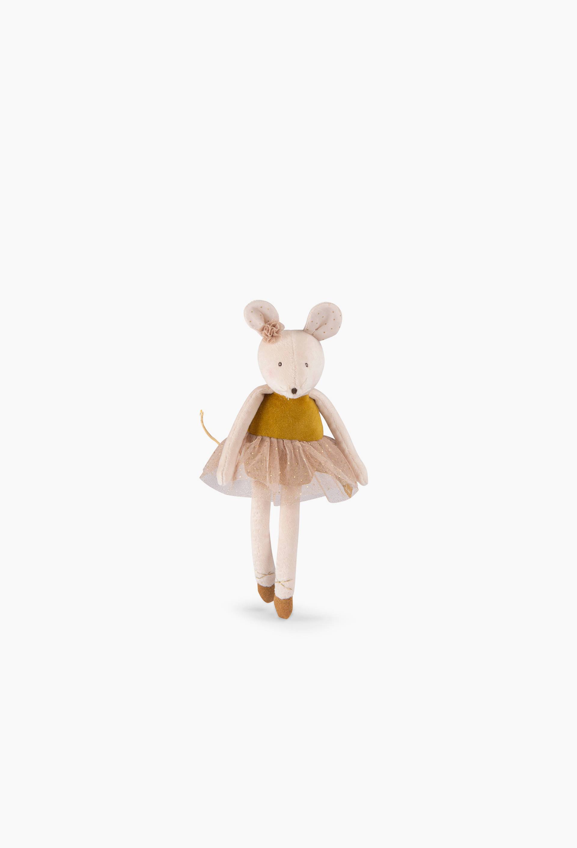 Peluche - Petite souris or - La petite &eacute;cole de danse - 31 cm, Multicolore, large image number 0