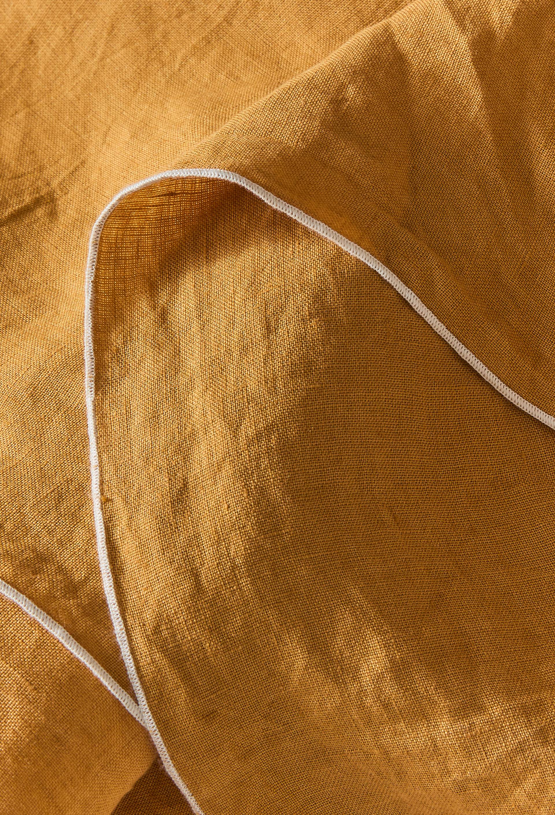 Nappe en lin lav&eacute;, Brun clair, large image number 1.0