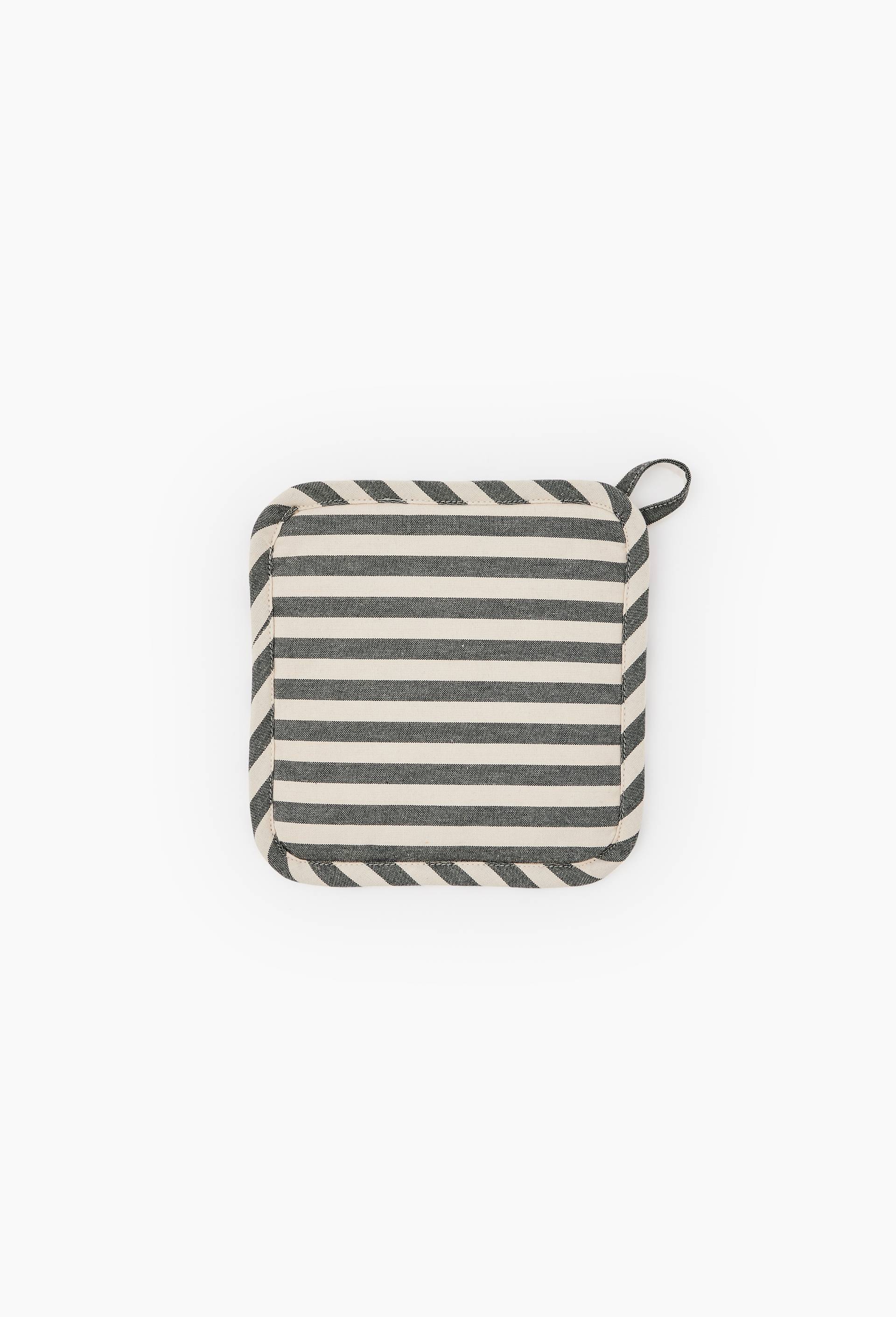 Manique de cuisine, 20x20cm, coton, Blanc, large image number 0