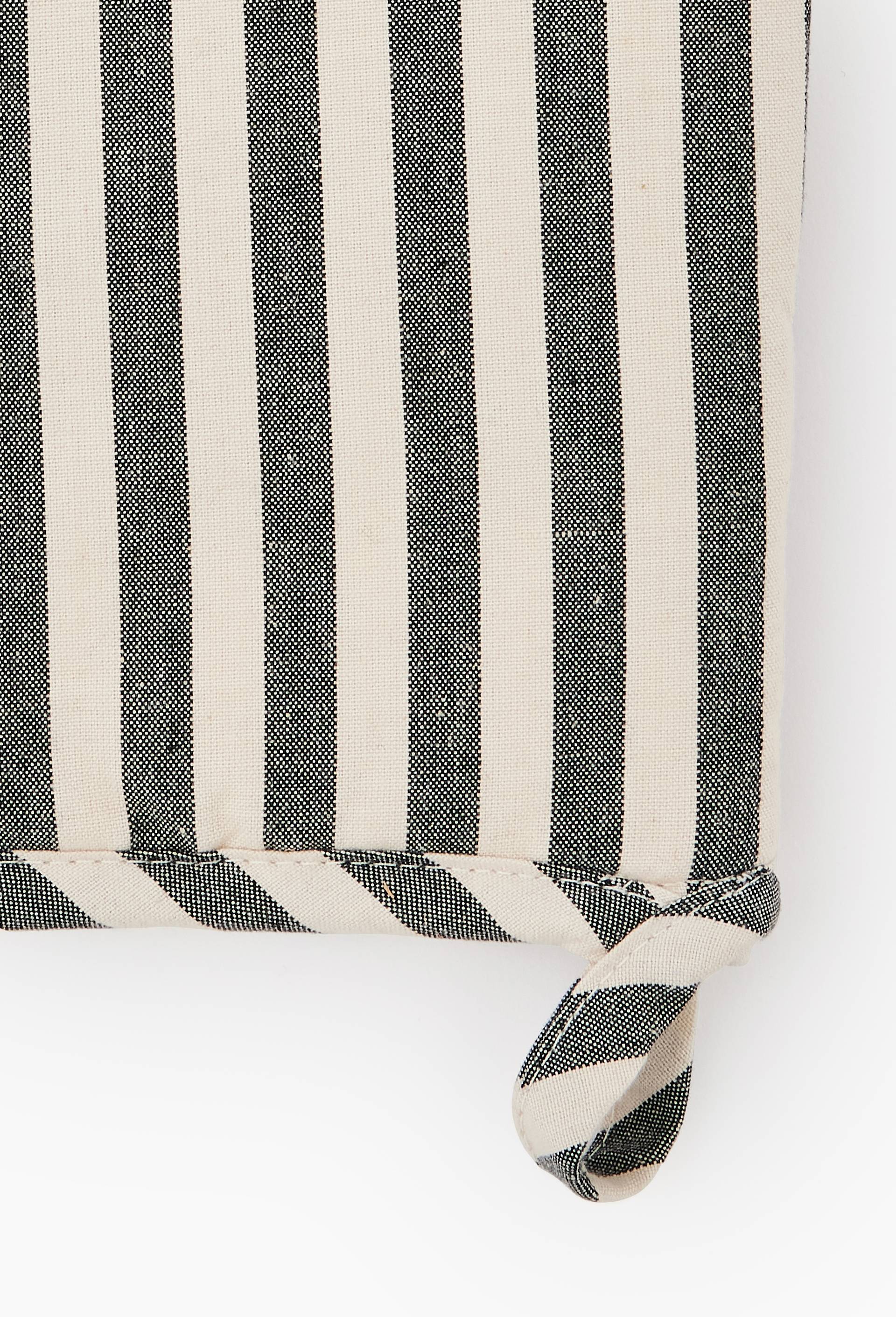 Moufle de cuisine, 16x33cm, coton, Blanc, large image number 1.0