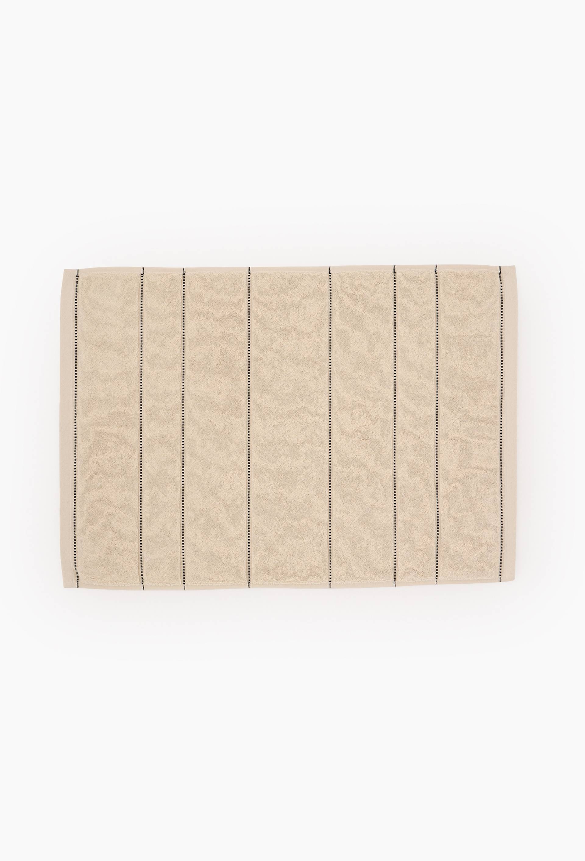 Tapis de bain, 50x70cm, en coton BIO GOTS, Ecru, large image number 0
