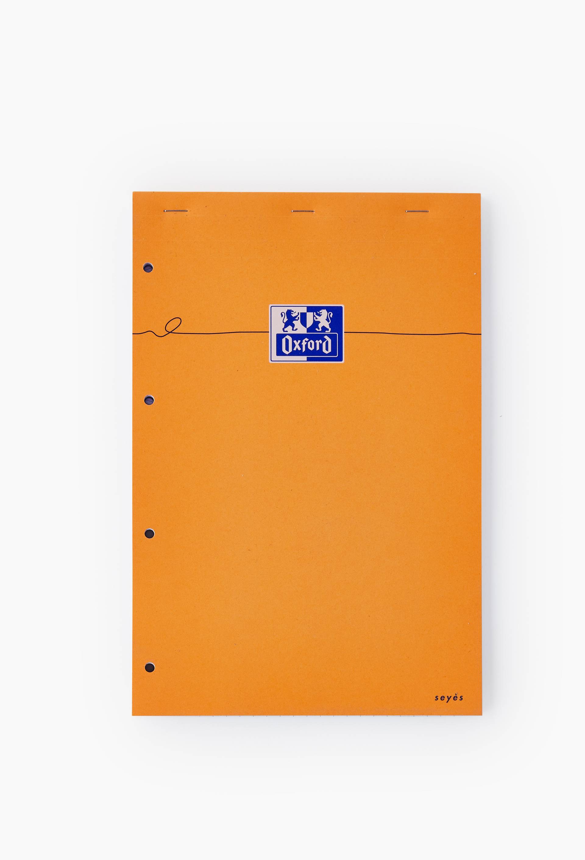 Bloc note Perfor&eacute; Orange A4 - 80 pages - Grands carreaux, Multicolore, large image number 0