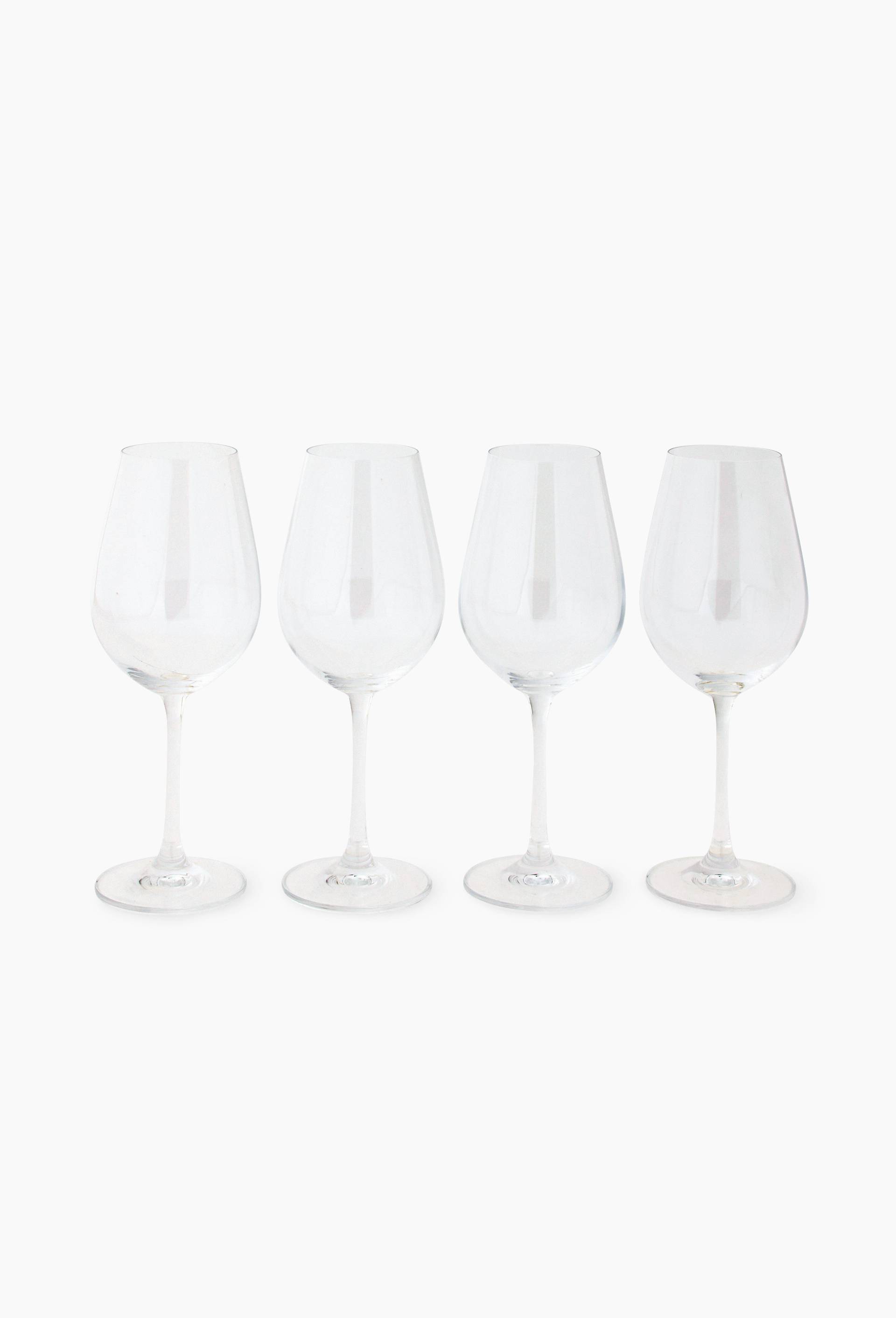 4 verres &agrave; vin, 40cl, Transparent, large image number 0.0