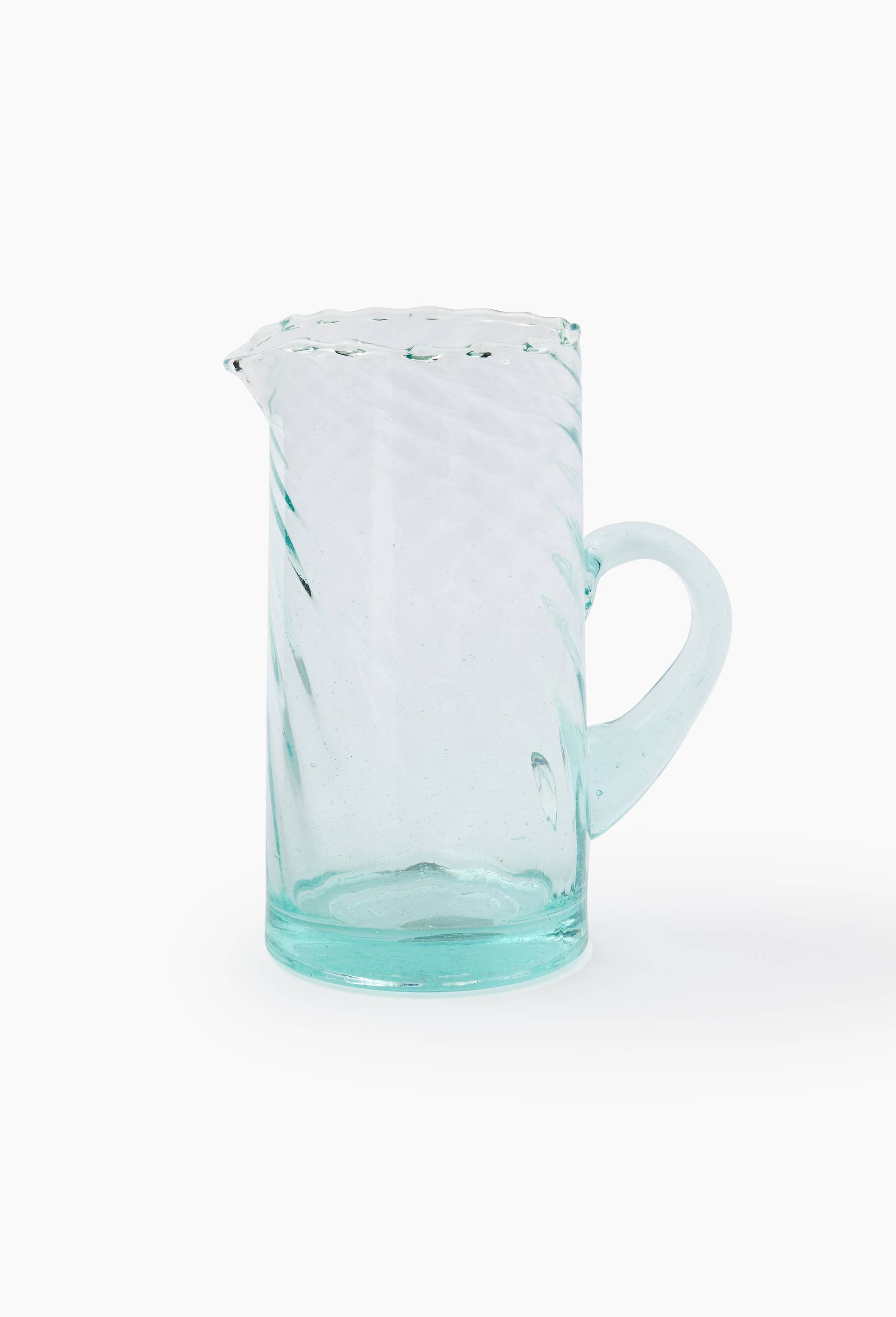 Carafe finition verre recycl&eacute;, 1,1l, Transparent, large image number 0.0