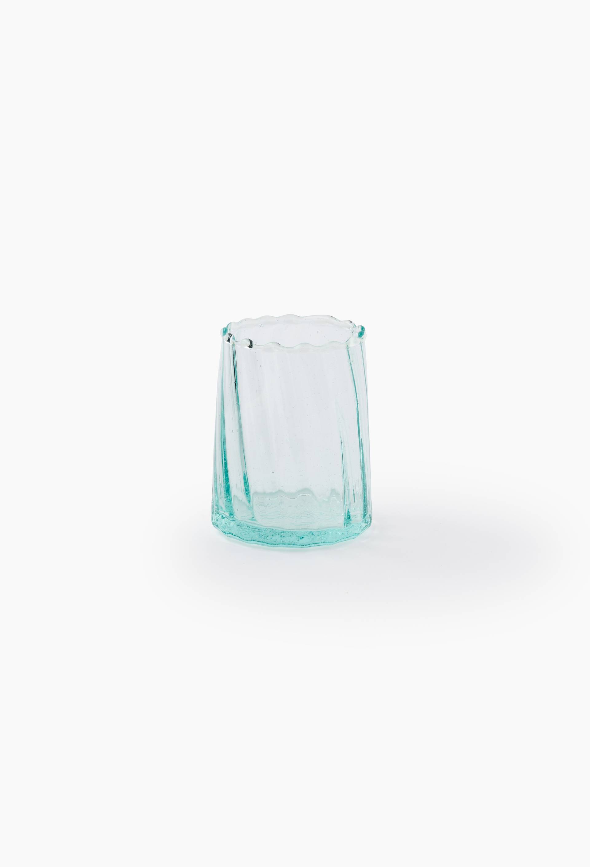 Gobelet finition verre recycl&eacute;, 25cl, Transparent, large image number 0