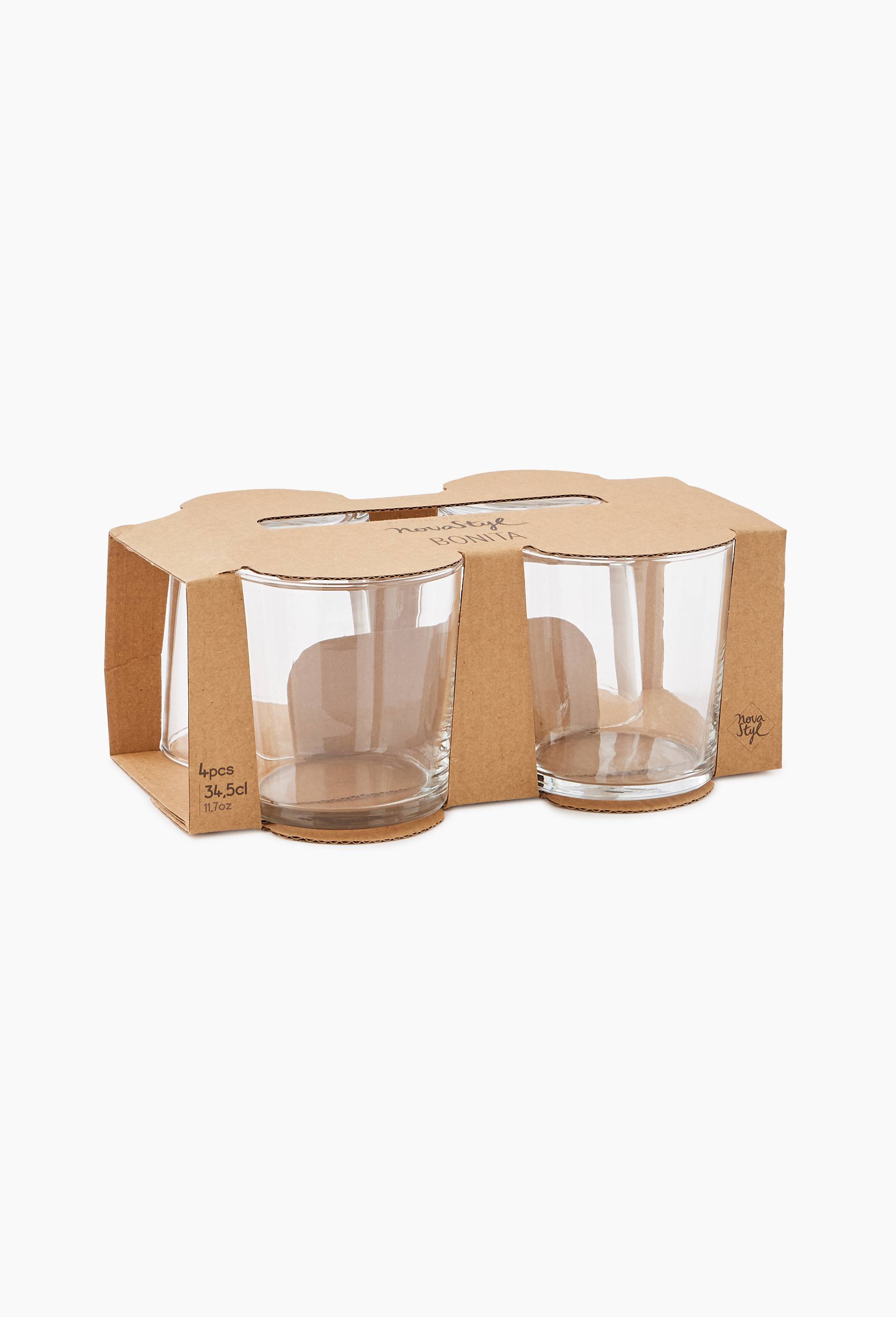 4 gobelets, 35cl, Transparent, large image number 0.0