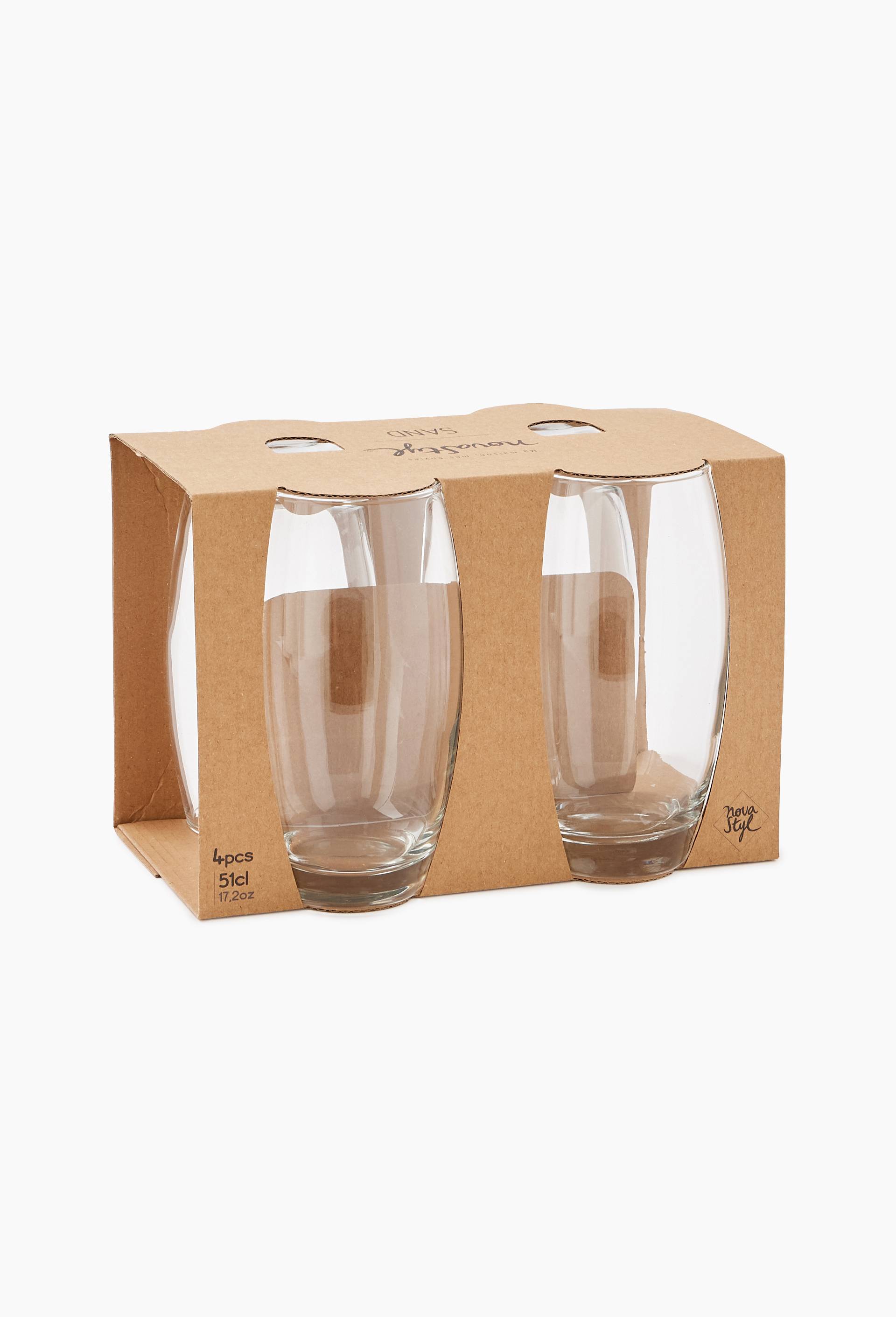 4 gobelets, 50cl, Transparent, large image number 0