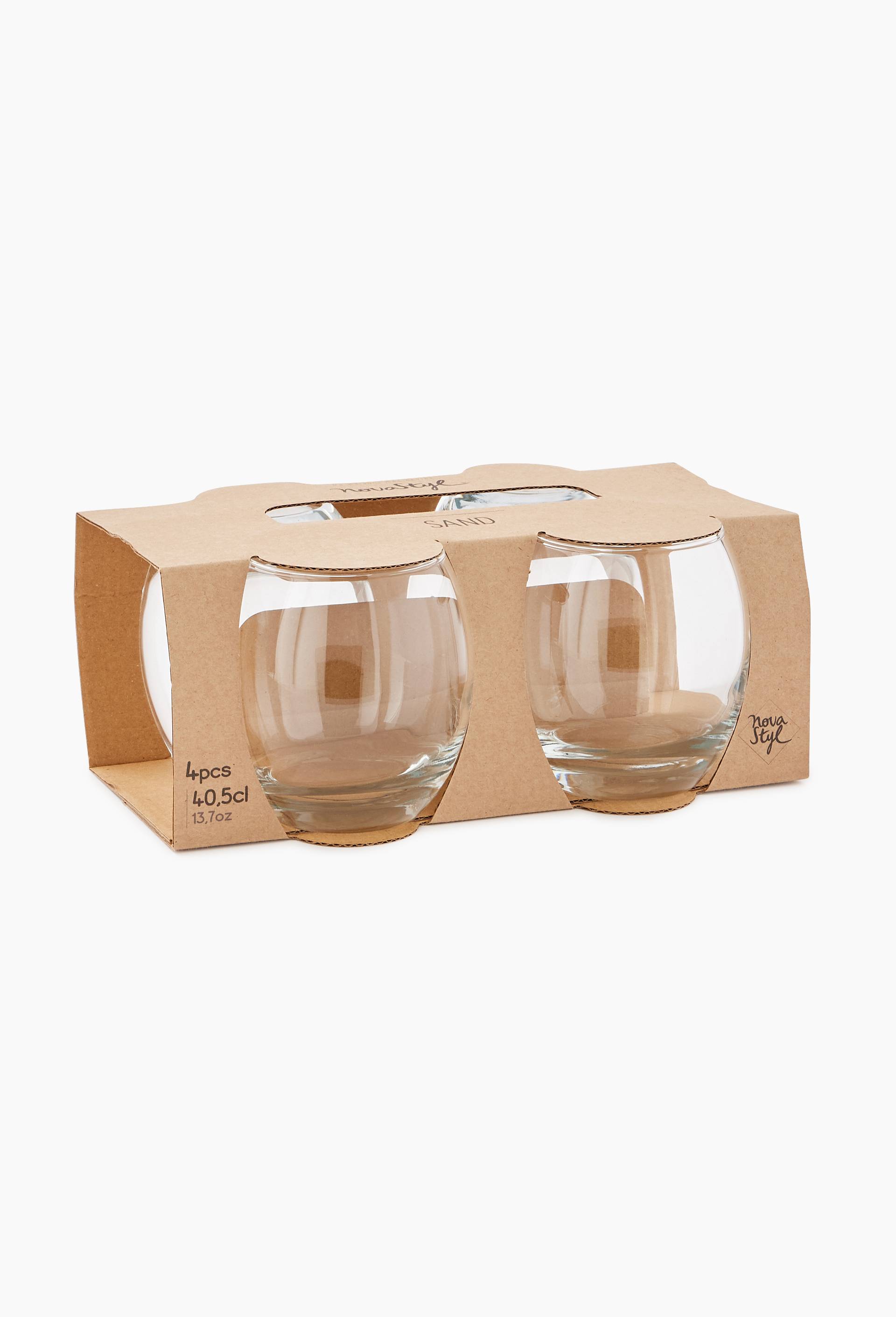 4 gobelets, 40cl, Transparent, large image number 0.0